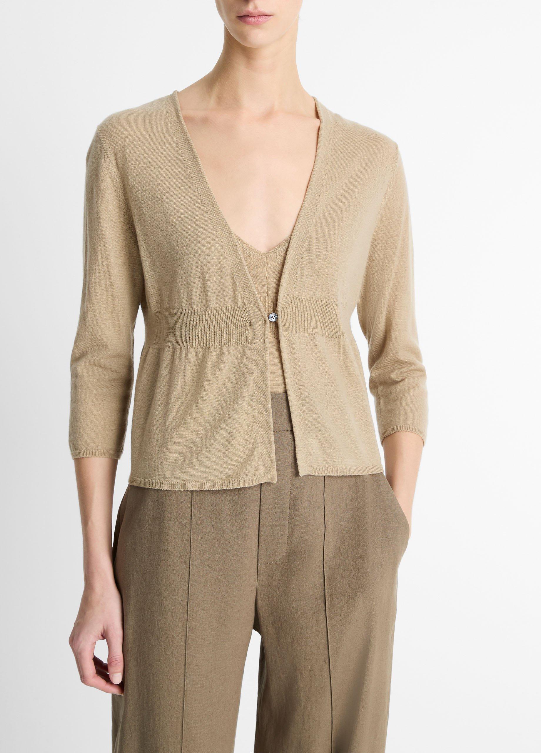 Cardigan Sweaters for Women Trendy Long Sleeve Crewneck