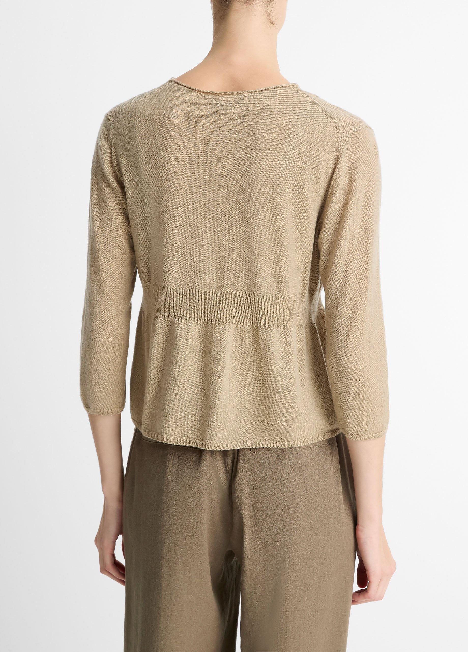 ounce button line cardigan 美品 Good American Button Front Knit Cardigan Vanilla | END. (US)