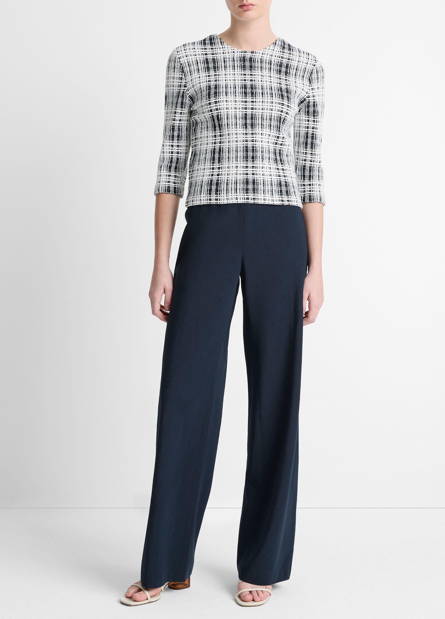 Mottled Marl Wool-Blend Sweater in Sweaters | Vince