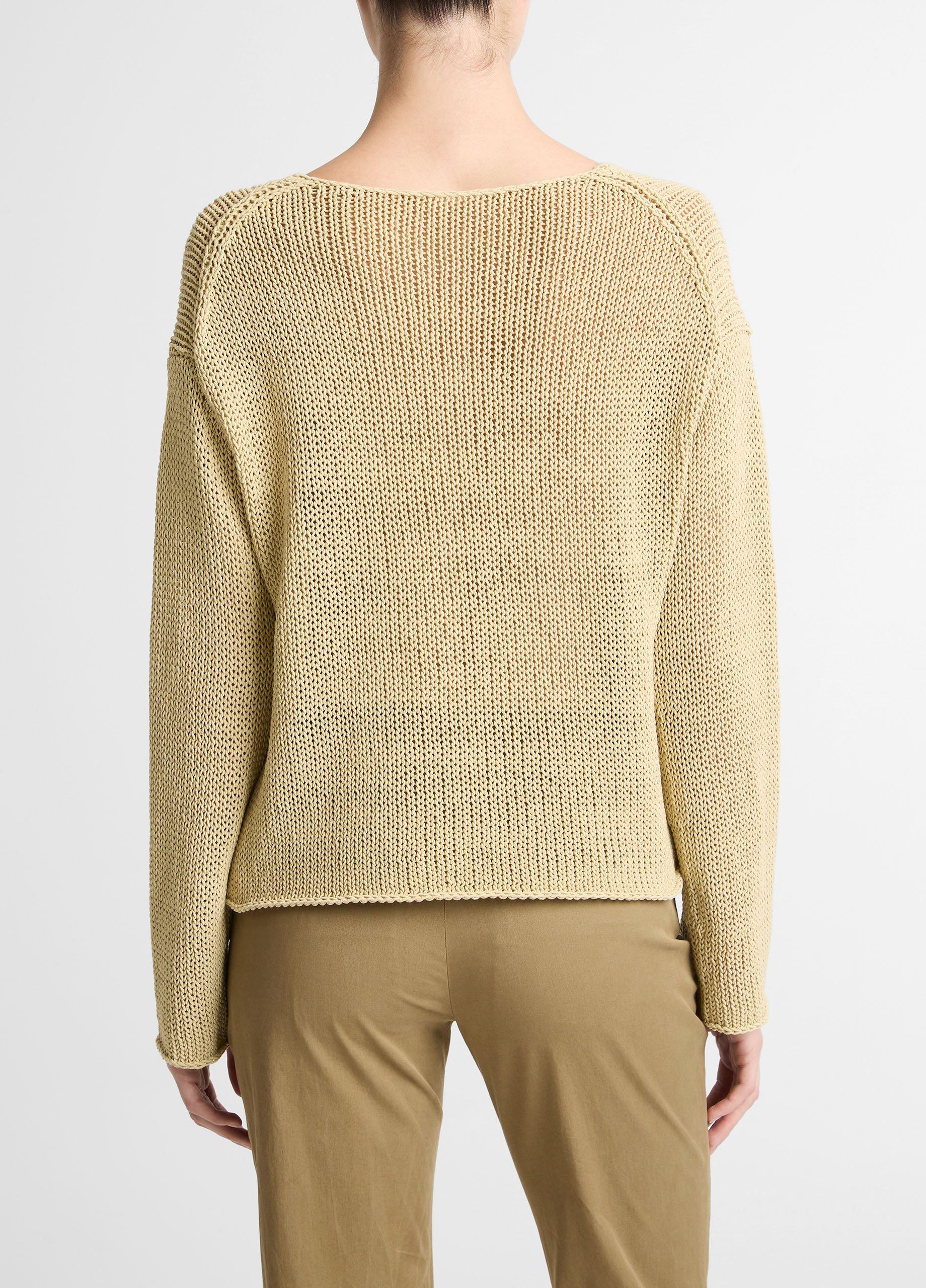 Italian Coated Cotton-Blend Sweater image number 2