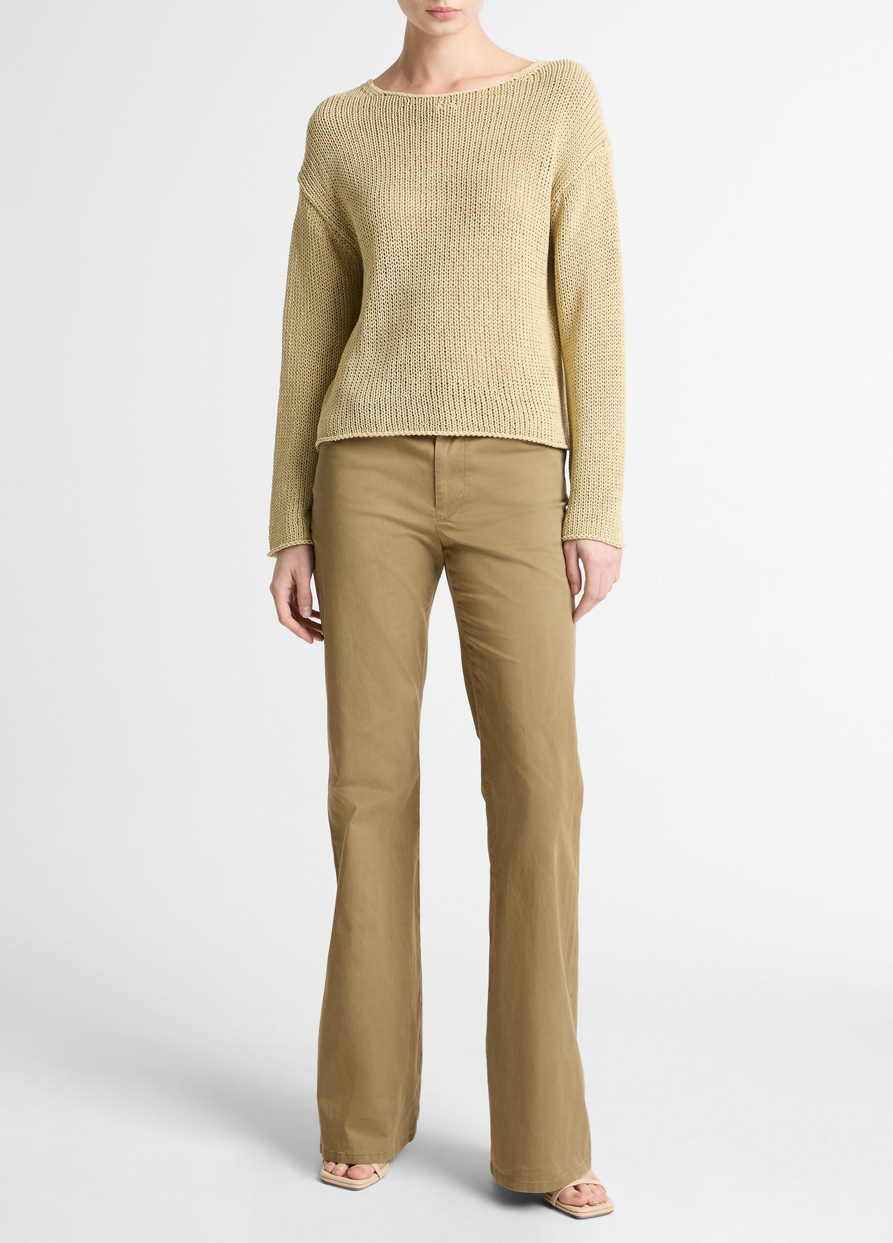 Italian Coated Cotton-Blend Sweater image number 3
