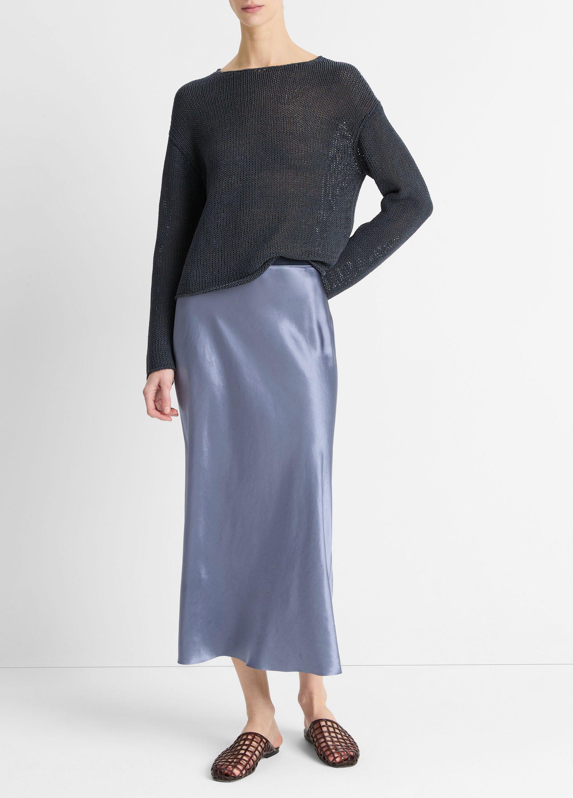 Italian Coated Cotton-Blend Sweater image number 3