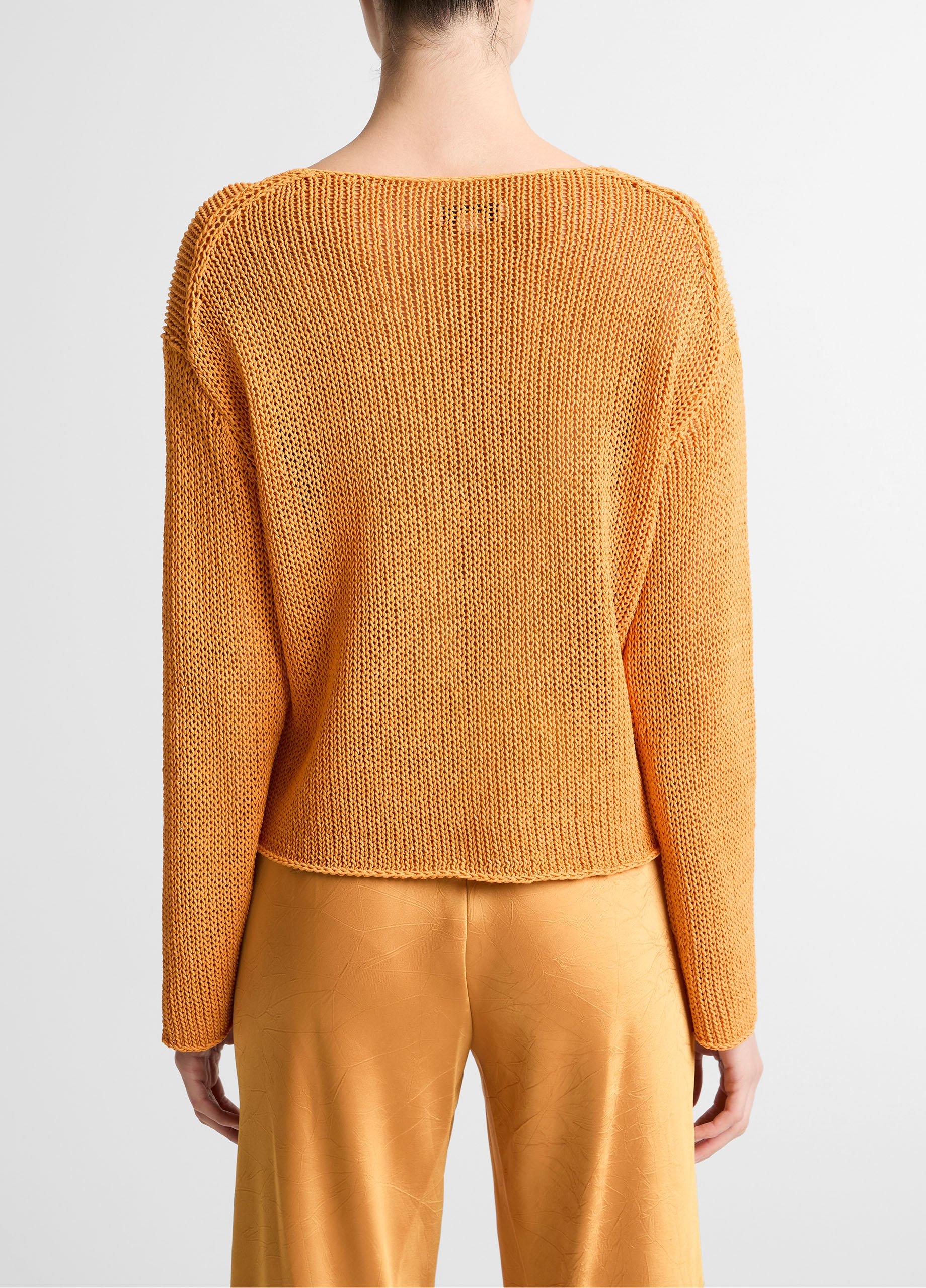 Italian Coated Cotton-Blend Sweater image number 2