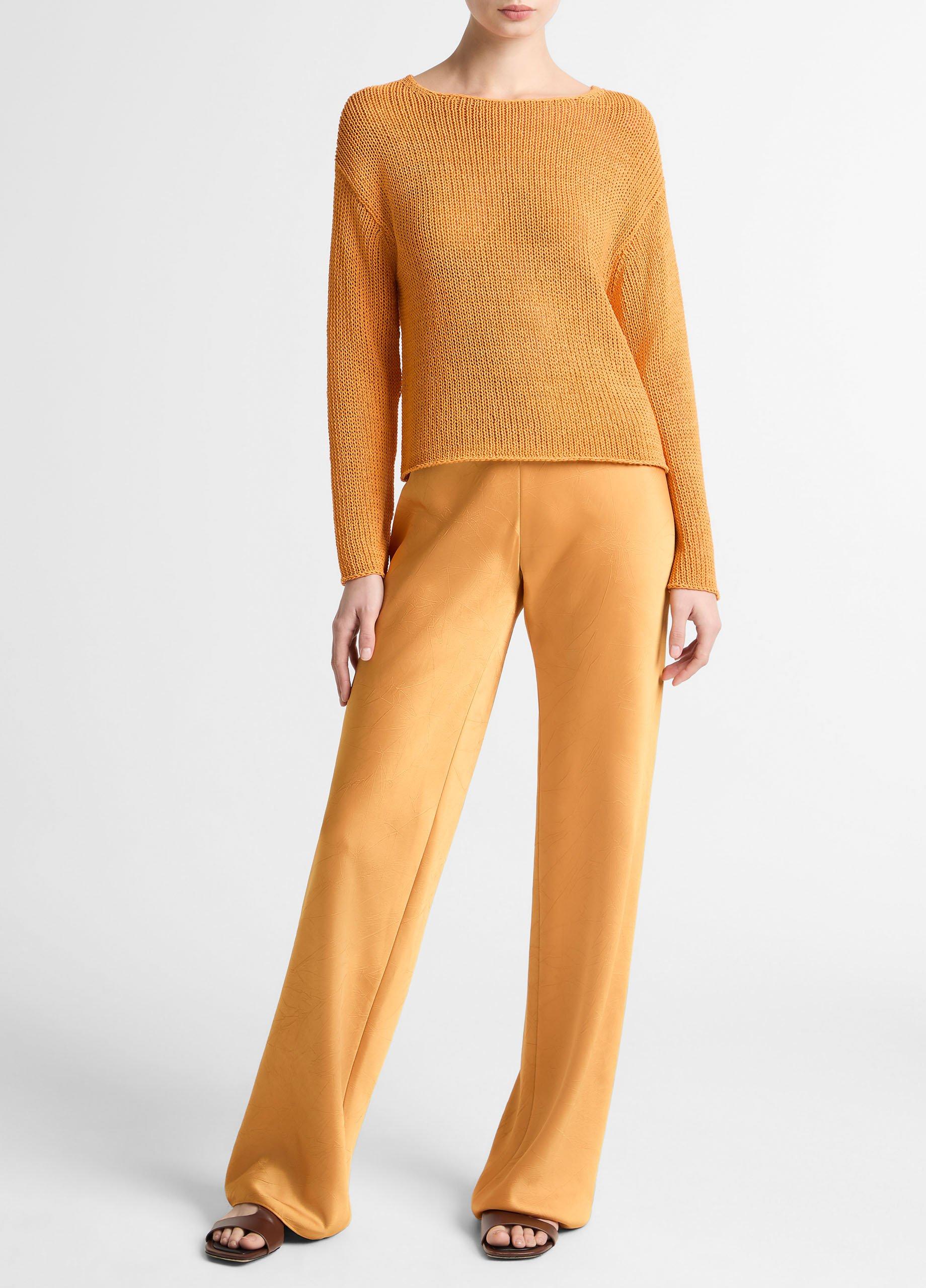 Italian Coated Cotton-Blend Sweater image number 3