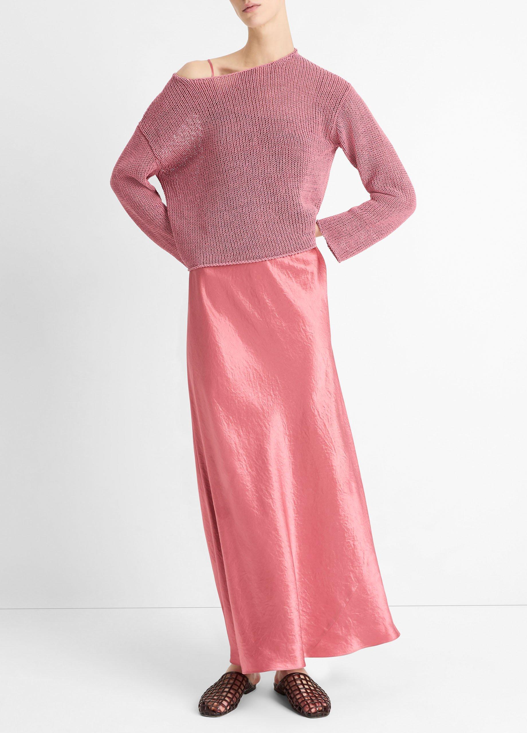 Italian Coated Cotton-Blend Sweater image number 3