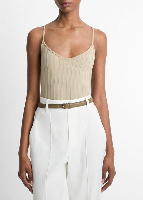 Ribbed V-Neck Camisole