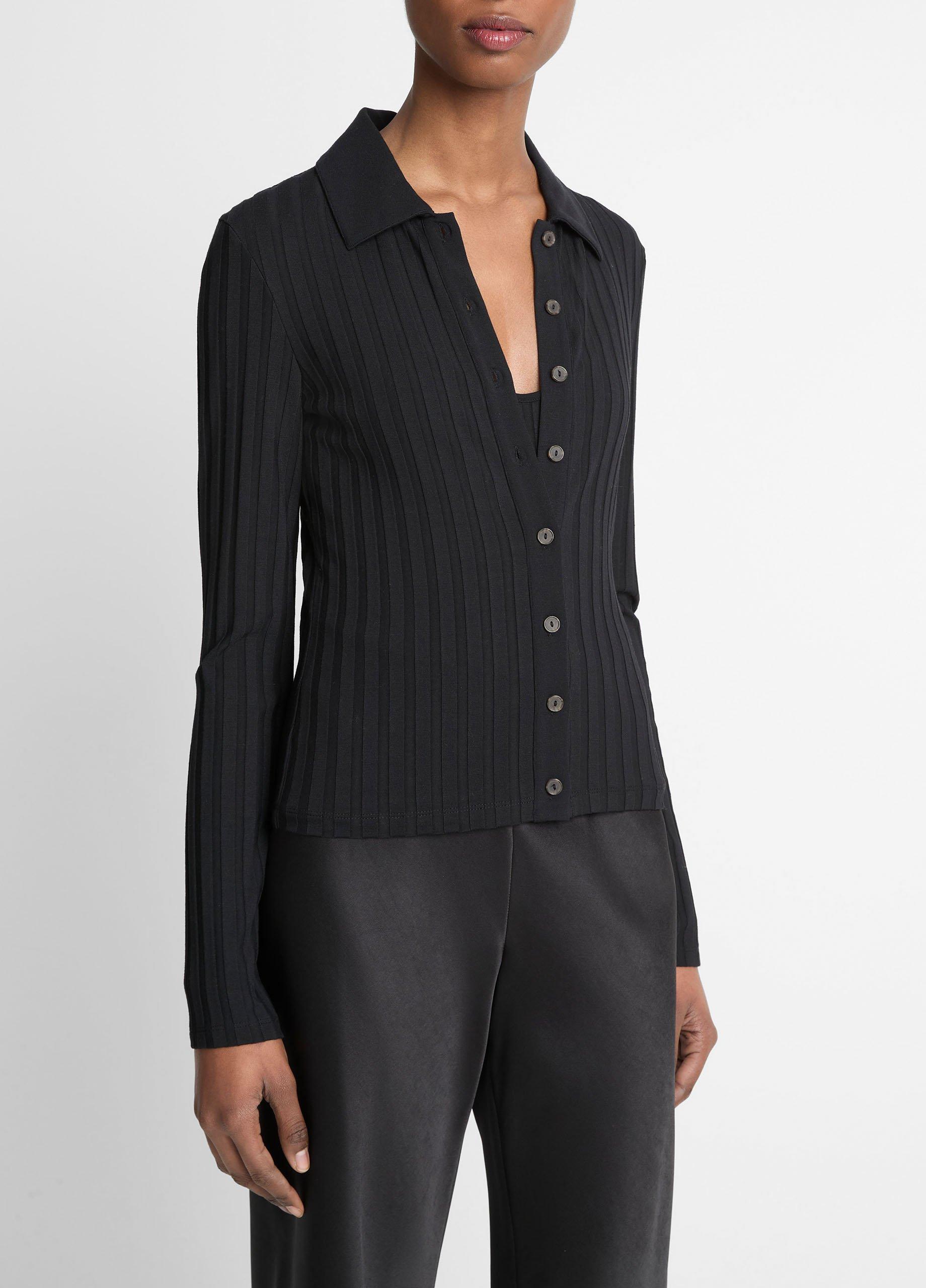売れ筋商品|||マルコポーロ シャツ レディース トップス LONG SLEEVE COLLAR BUTTON PLACKET - Button-down blouse - manic midnight Marc O'Polo LONG SLEEVE COLLAR BUTTON PLACKET - Button-down