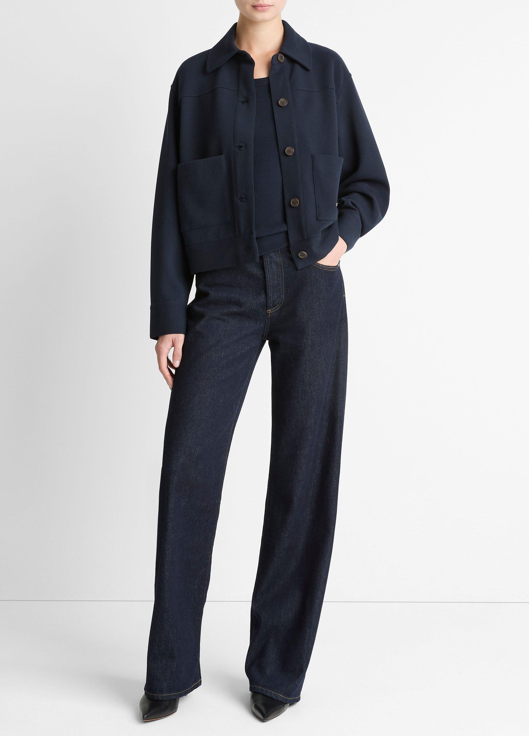 Double-Face Cropped Jacket image number 3