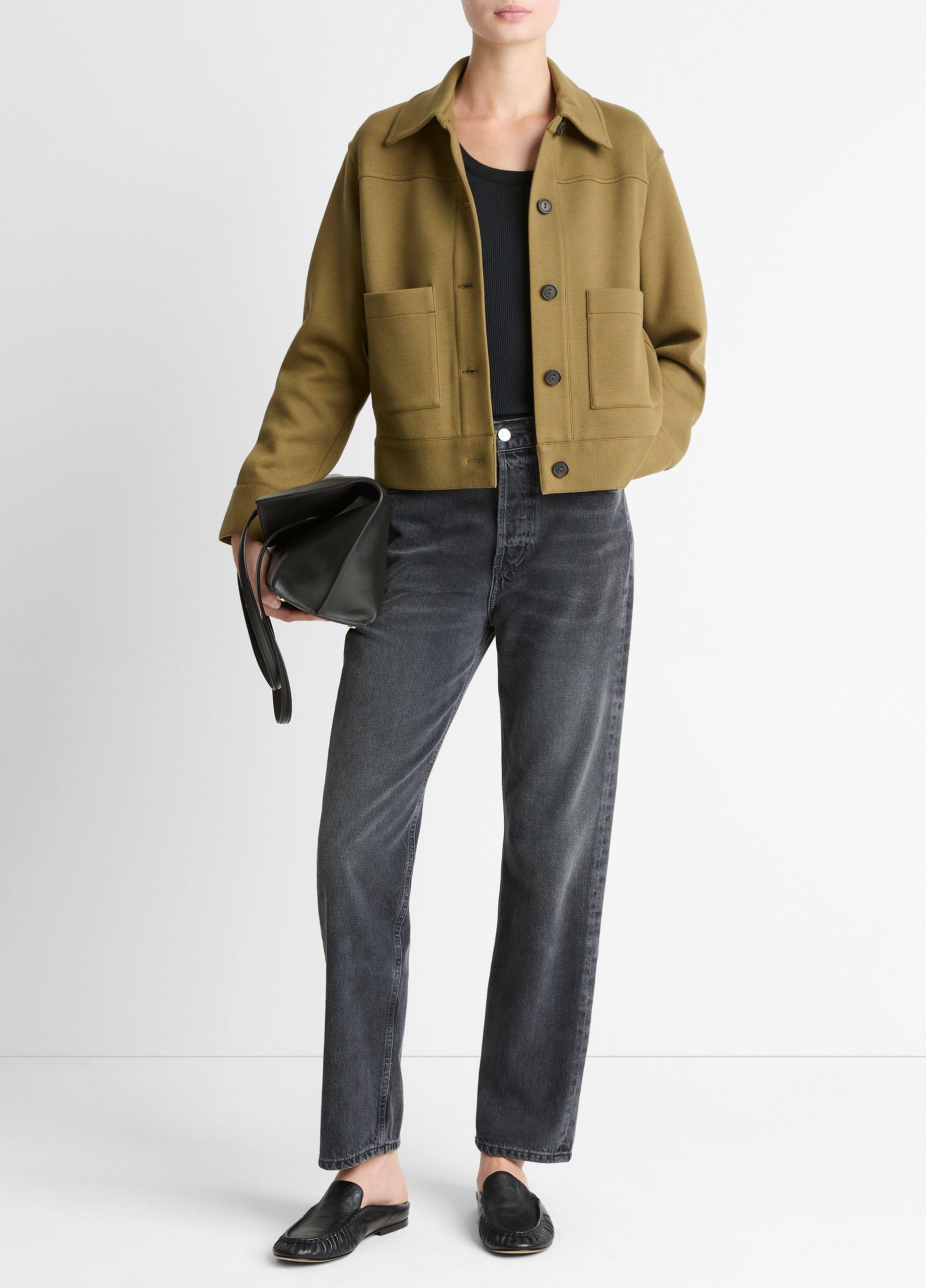 Double-Face Cropped Jacket image number 3