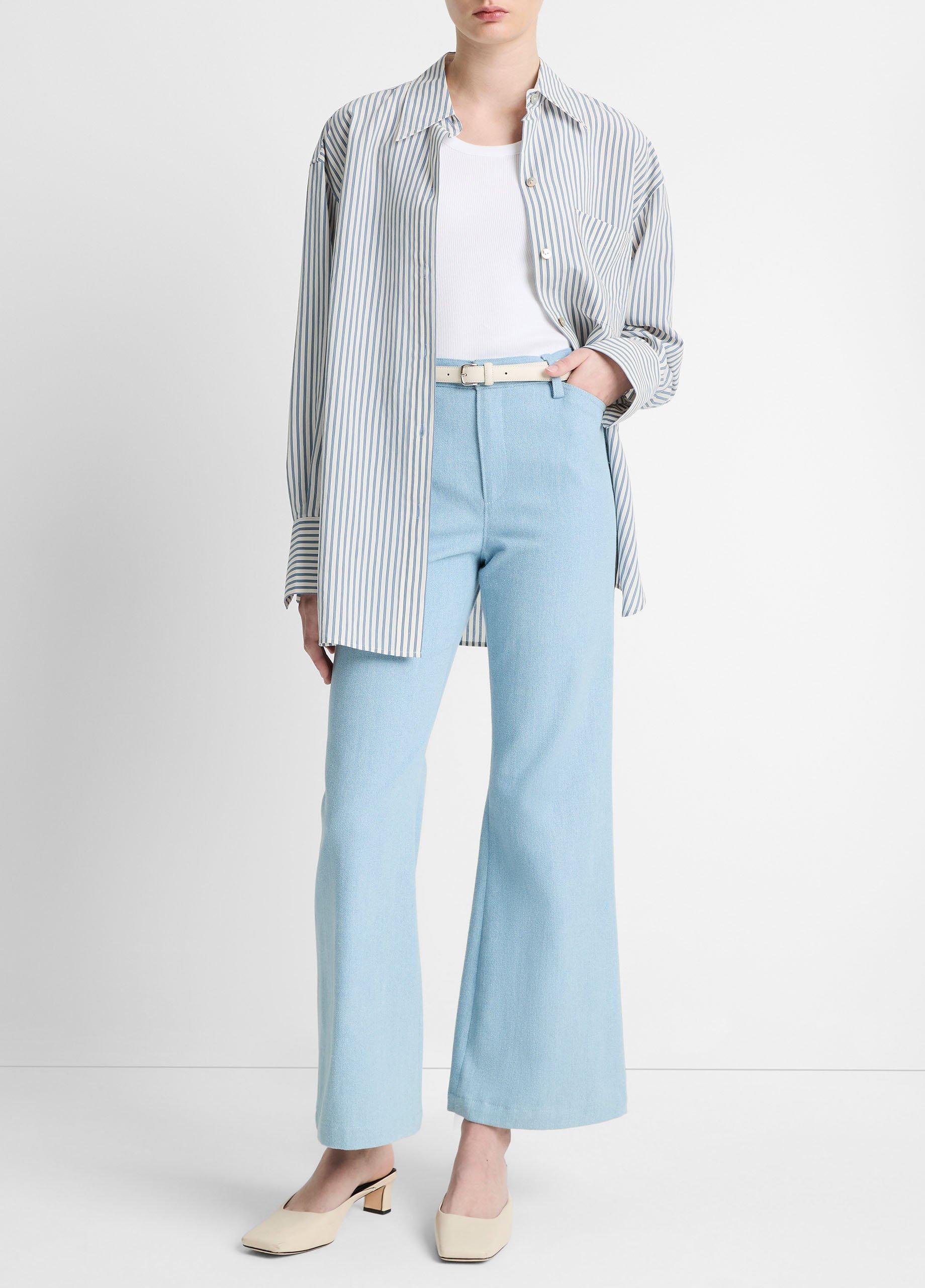 Furrow-Stripe-Button-Front-
