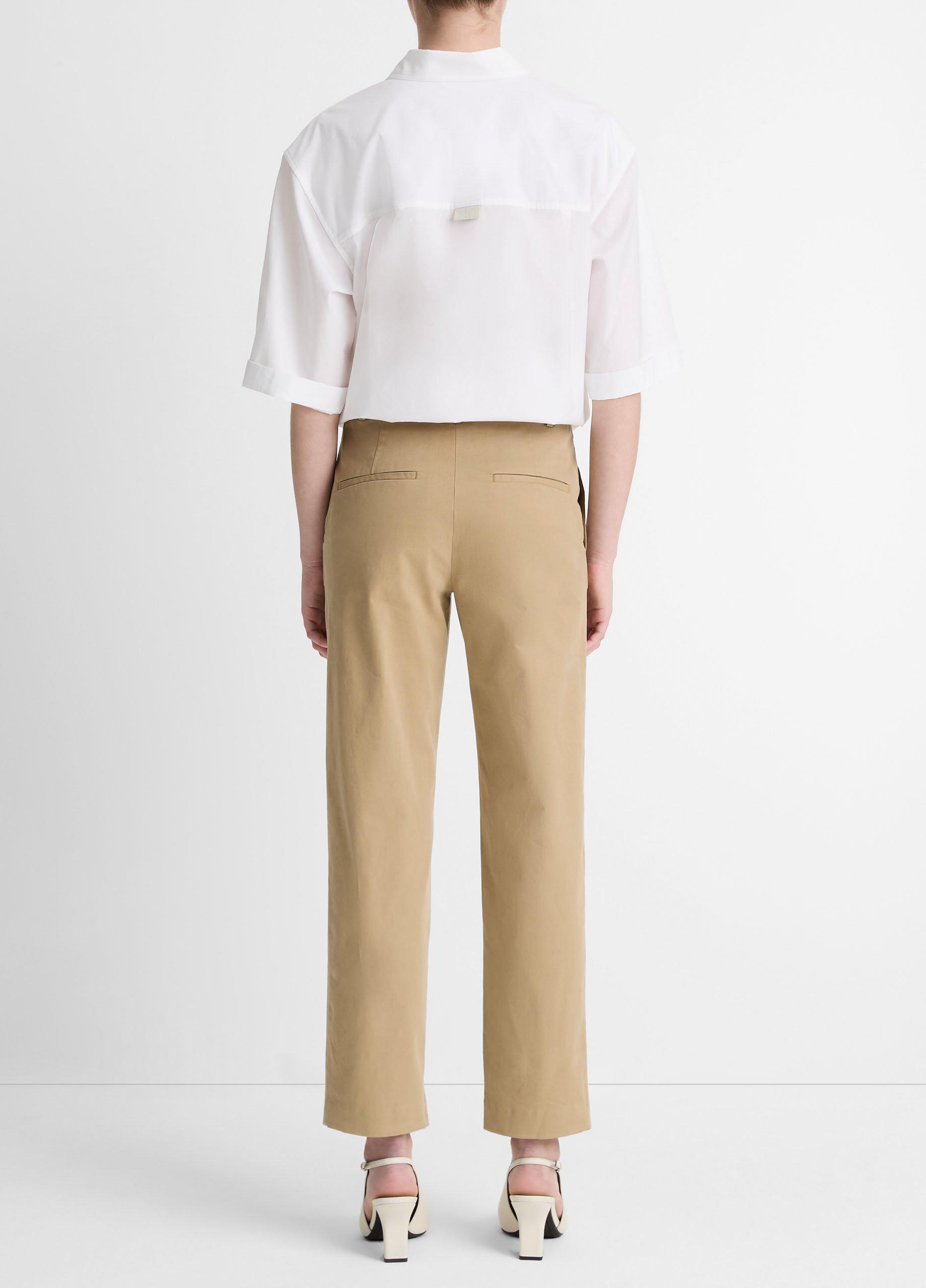Avery Mid-Rise Italian Stretch-Cotton Chino Pant image number 2