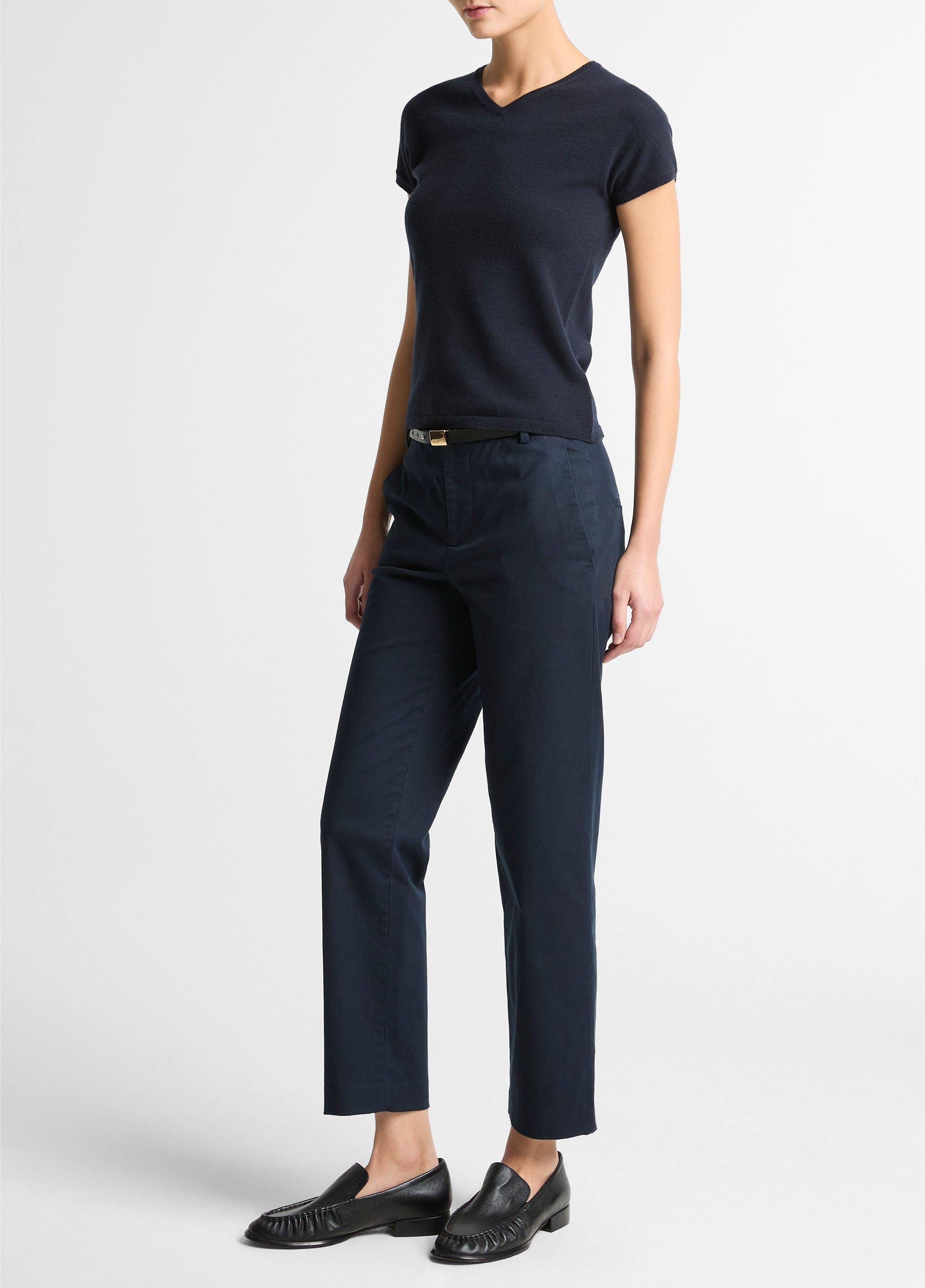 Avery Mid-Rise Italian Stretch-Cotton Chino Pant image number 1