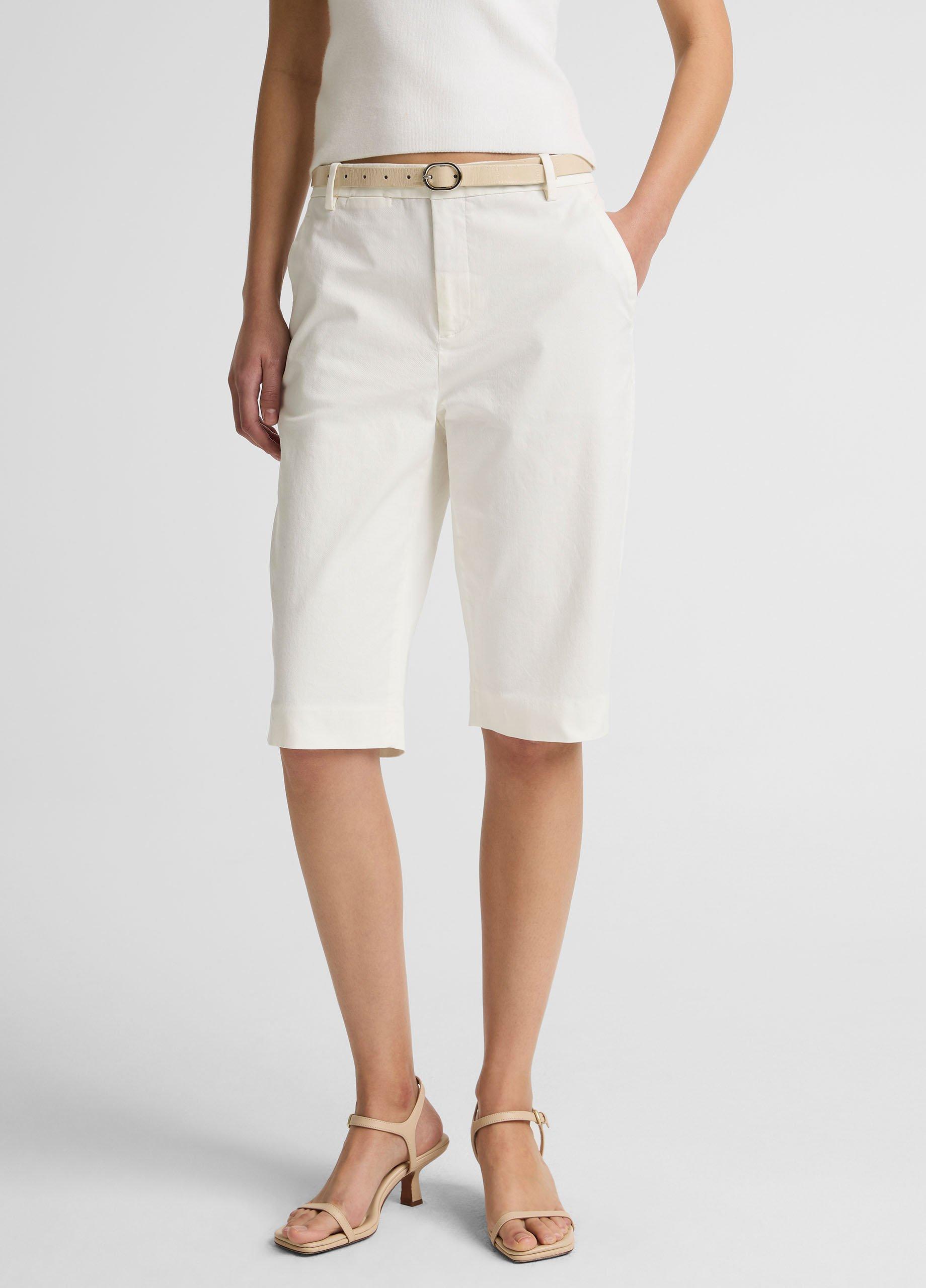 Avery Mid-Rise Italian Stretch-Cotton Short image number 3