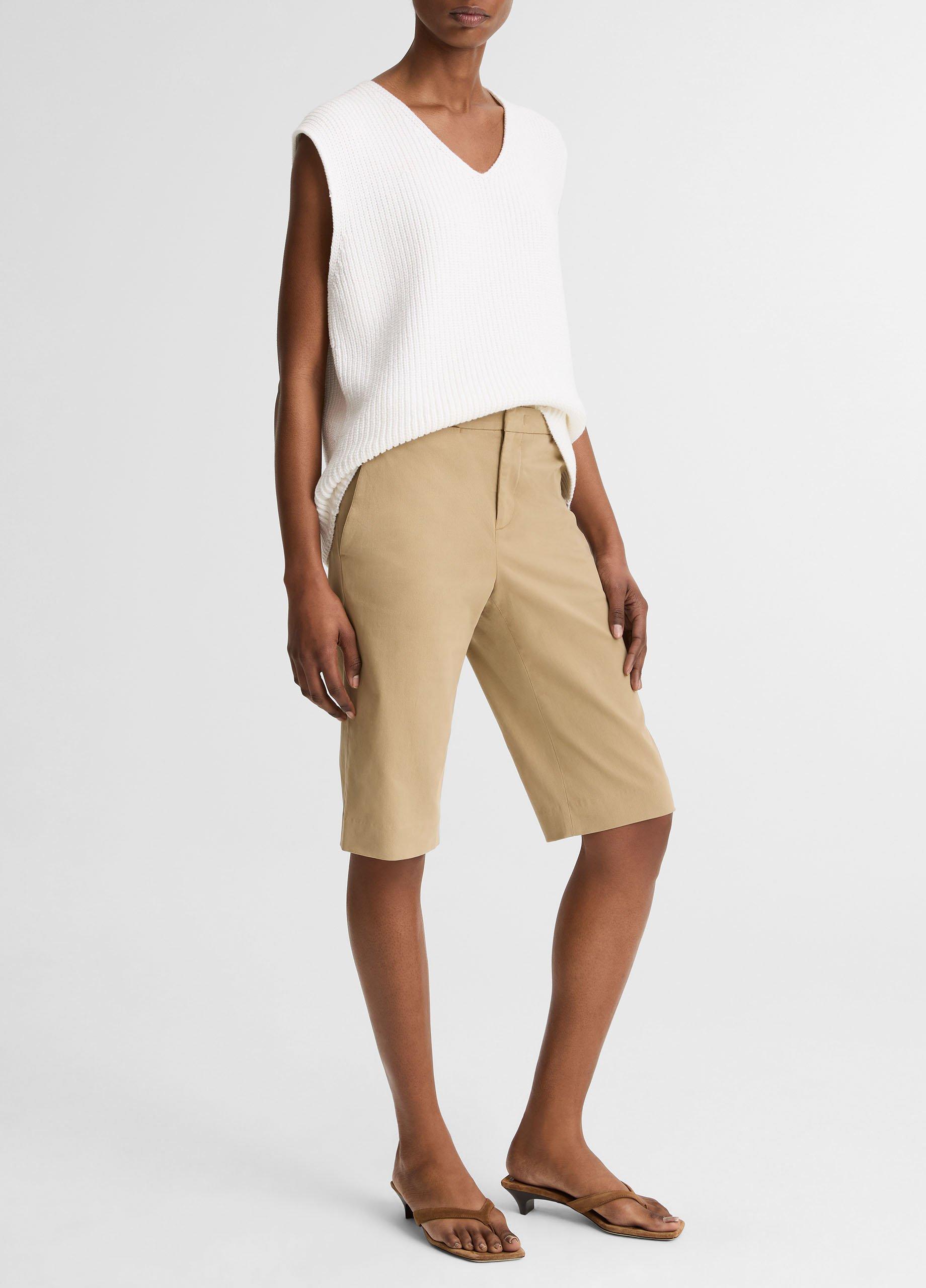 Avery Mid-Rise Italian Stretch-Cotton Short image number 1