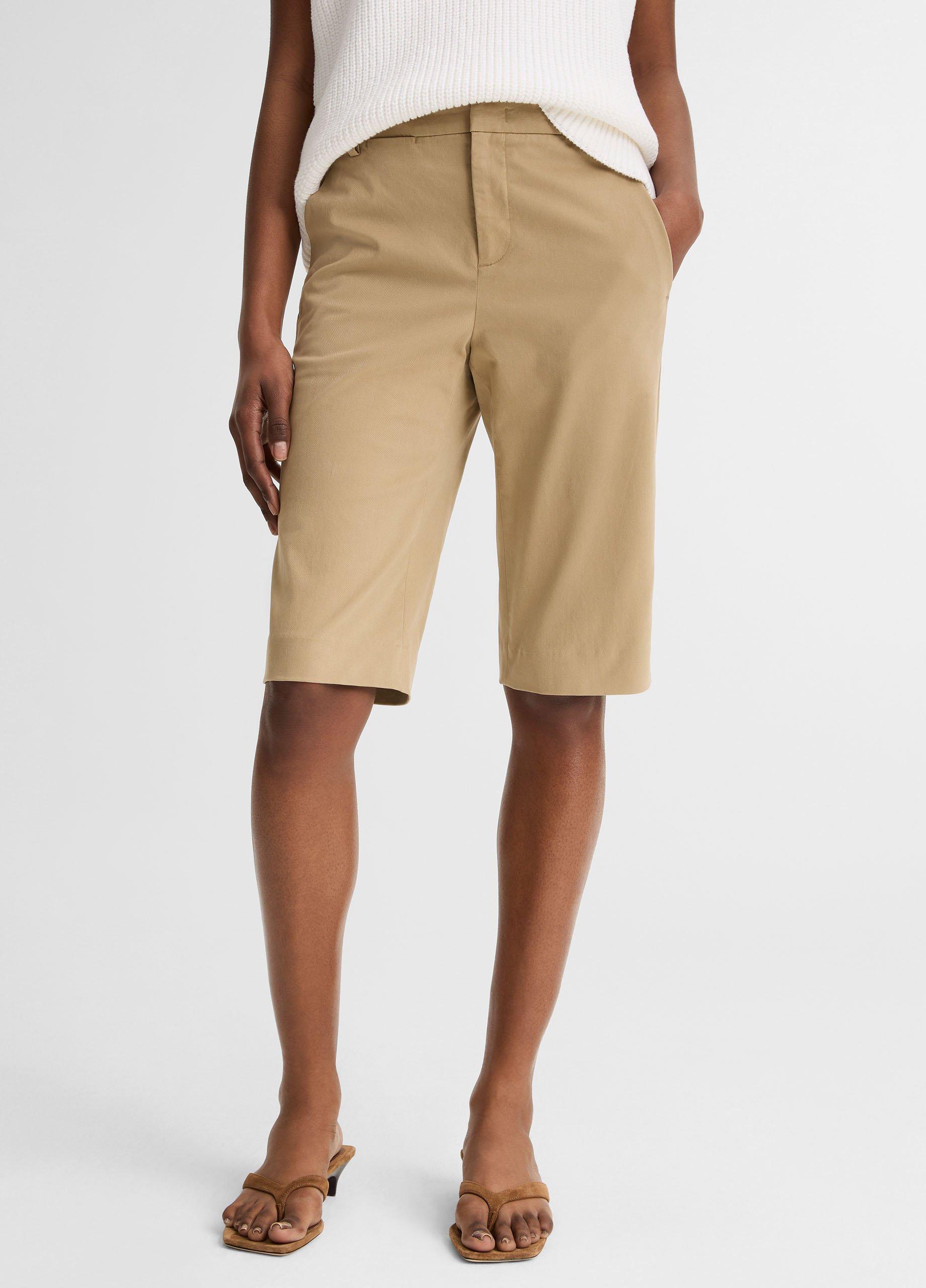 Avery Mid-Rise Italian Stretch-Cotton Short image number 3