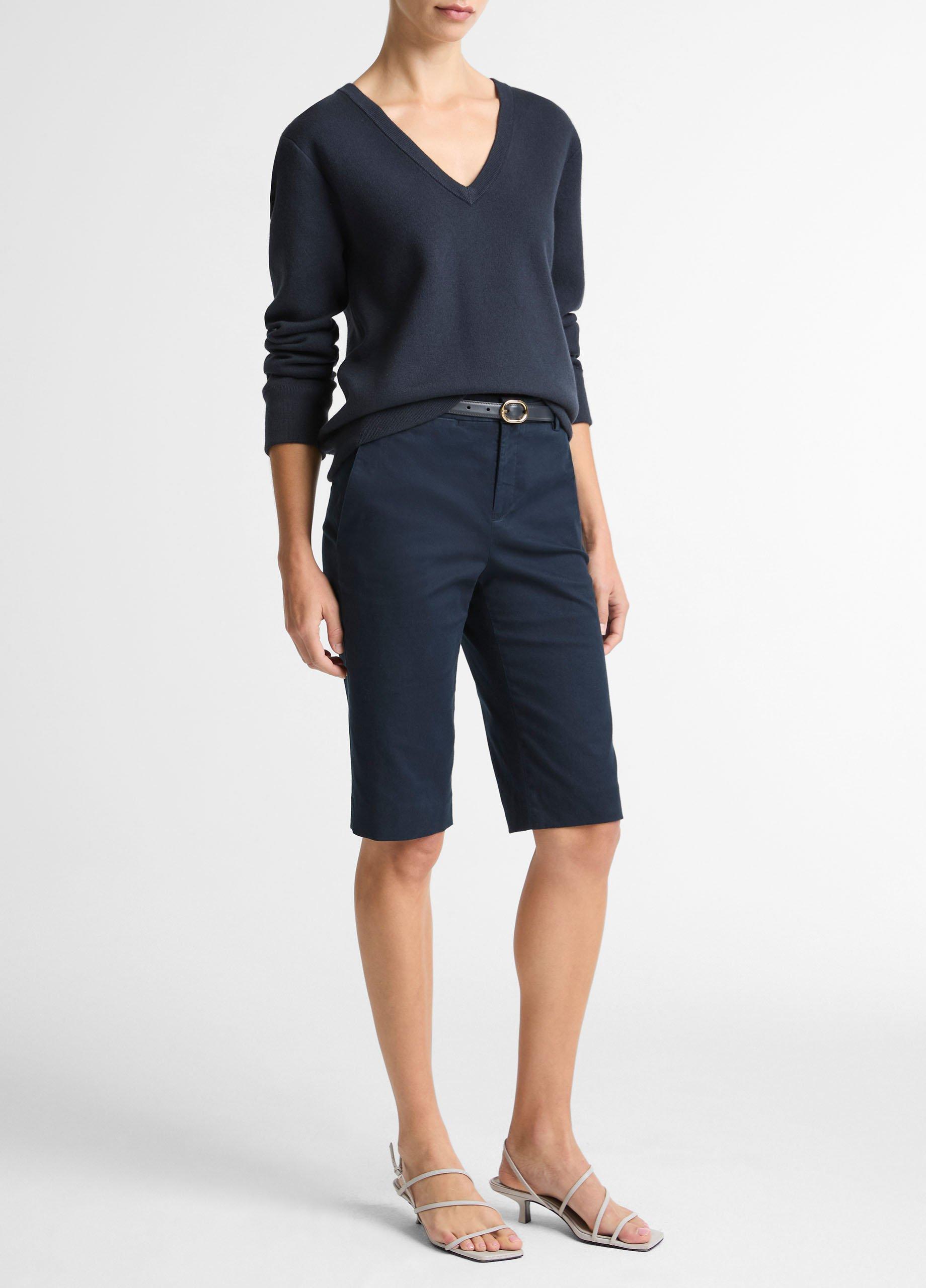 Avery Mid-Rise Italian Stretch-Cotton Short image number 1