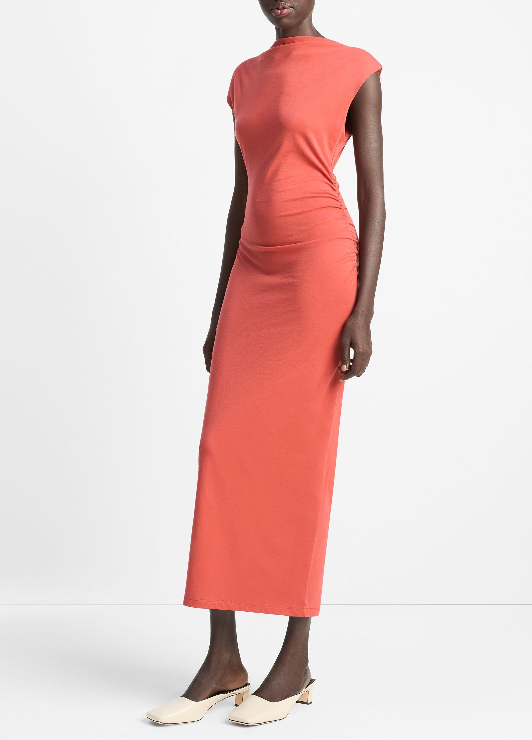 Pima Cotton Muscle-Tee Dress image number 1