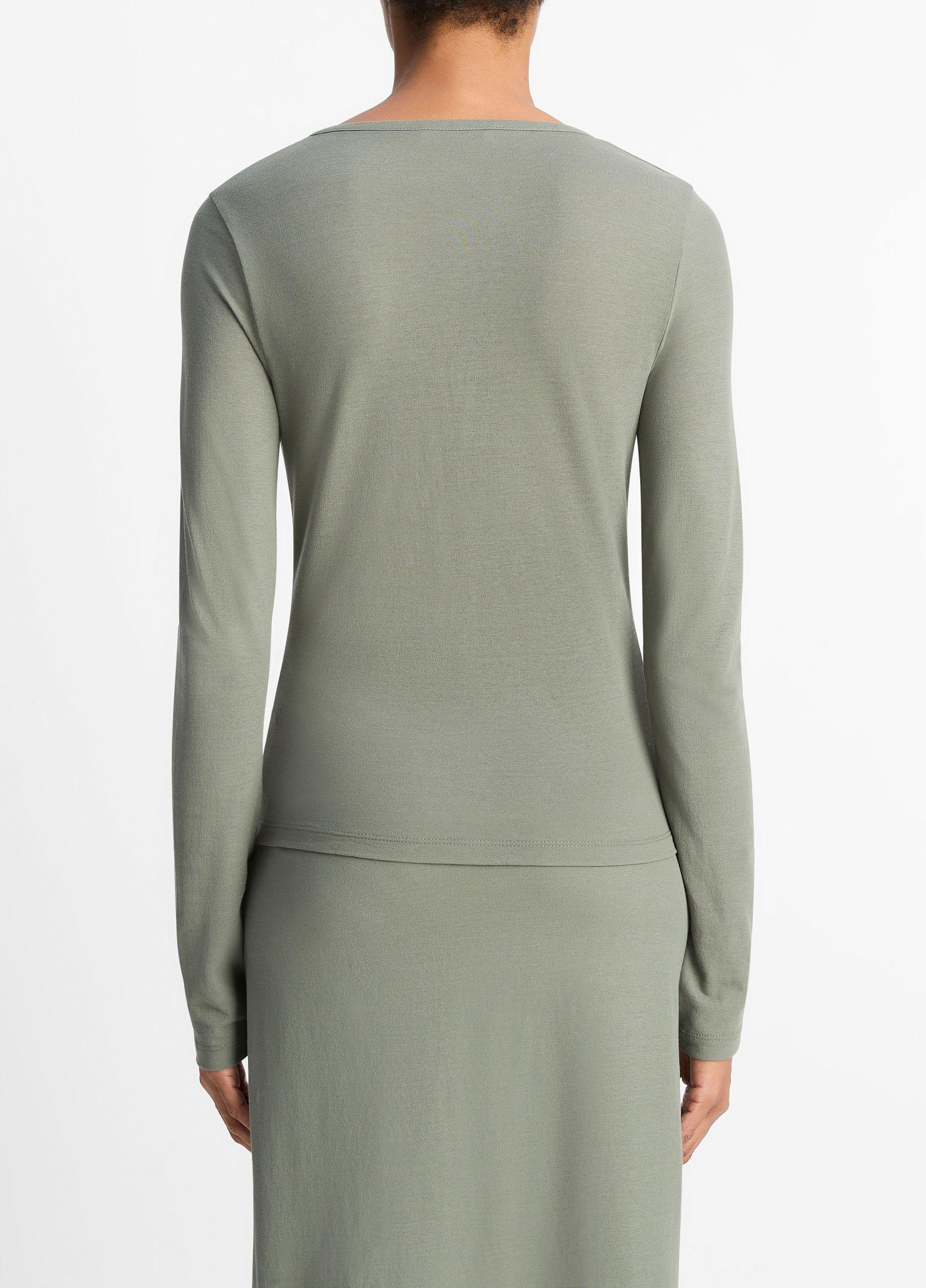 Cotton Crepe Jersey Cardigan image number 2