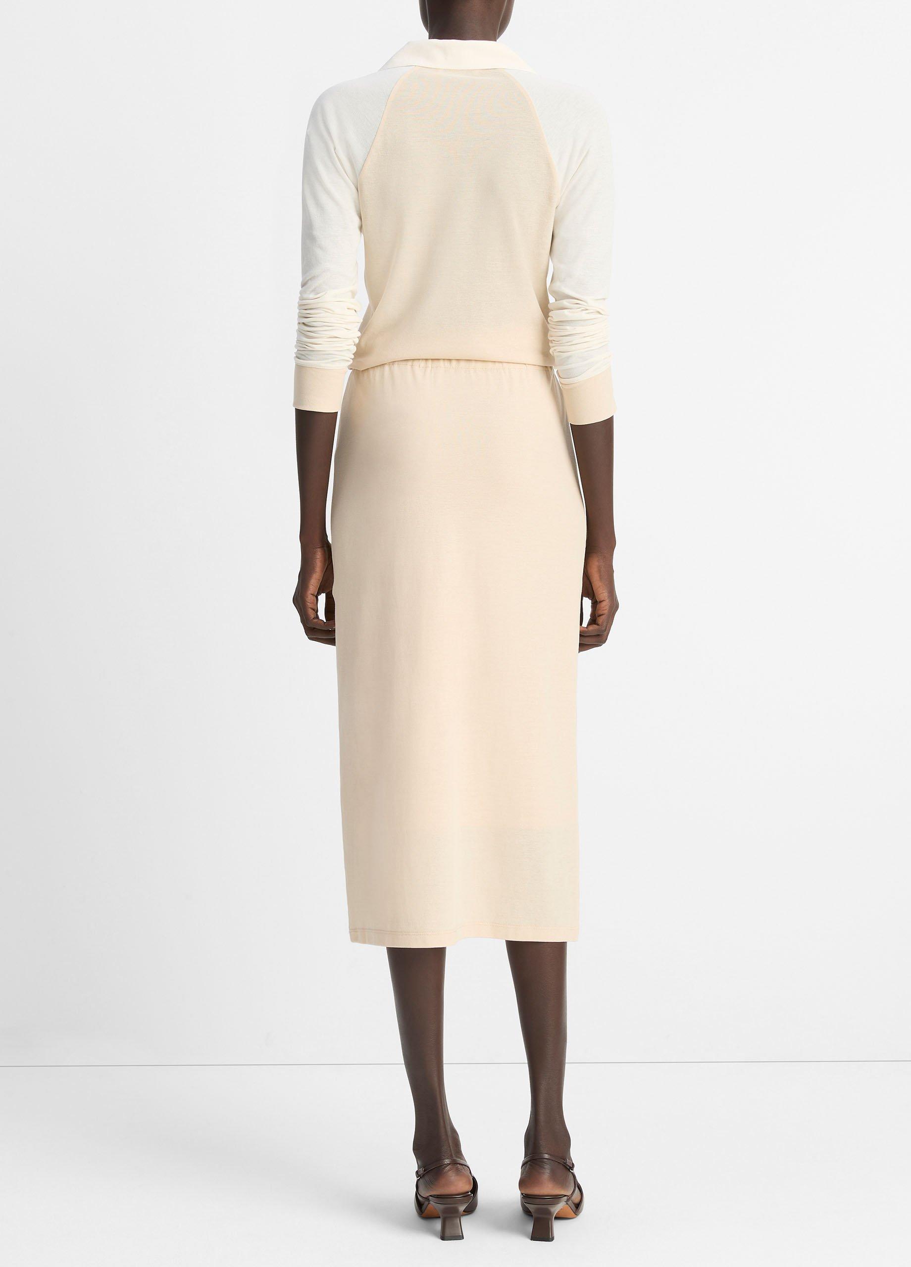 epine é scallop jersey skirt Wendie Scalloped Mini Skirt - Cloud White - Petal & Pup USA