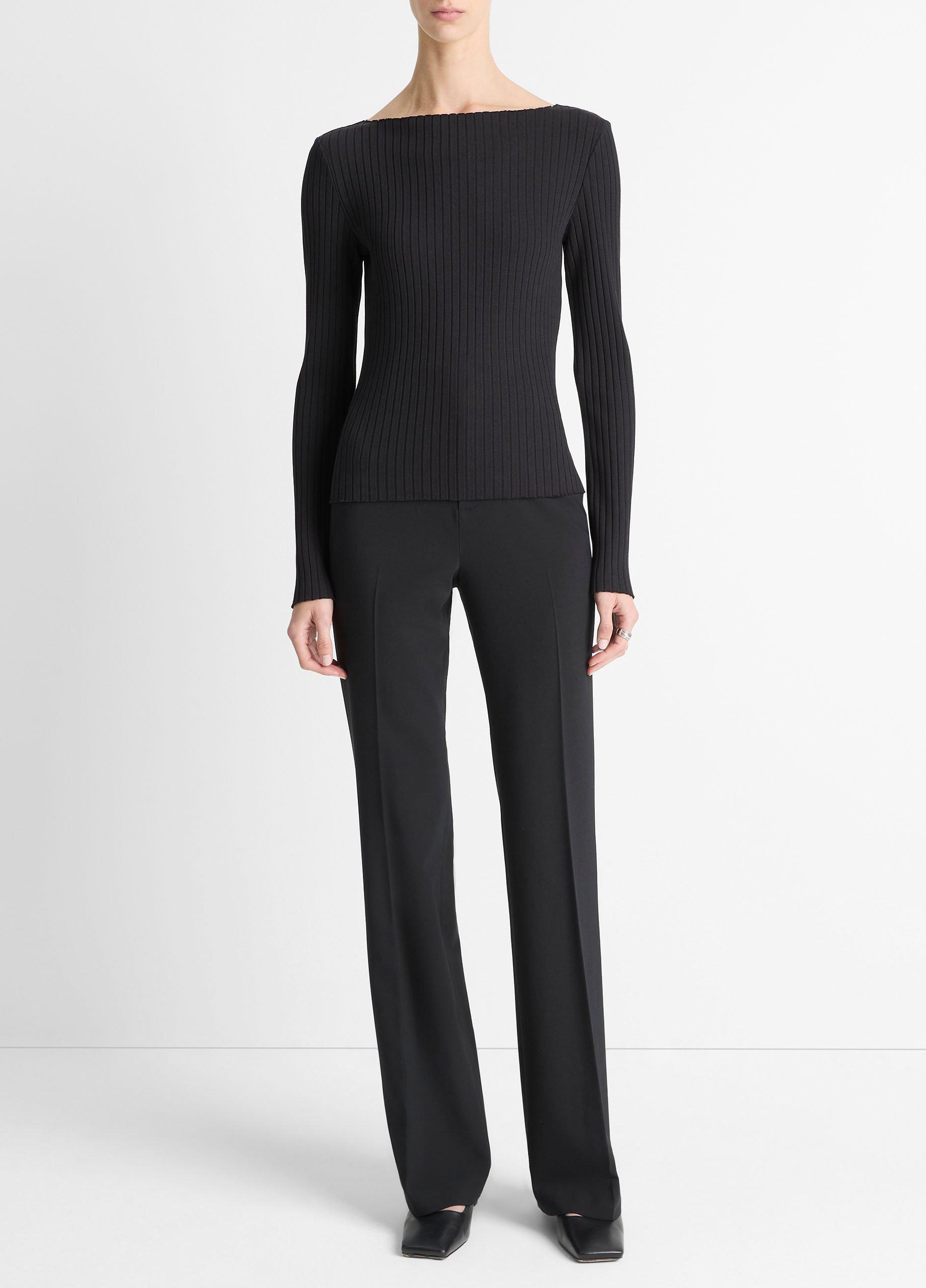 トップス laubeblanc Sharp Neck Velour Tops Sharp Neck Velour Tops