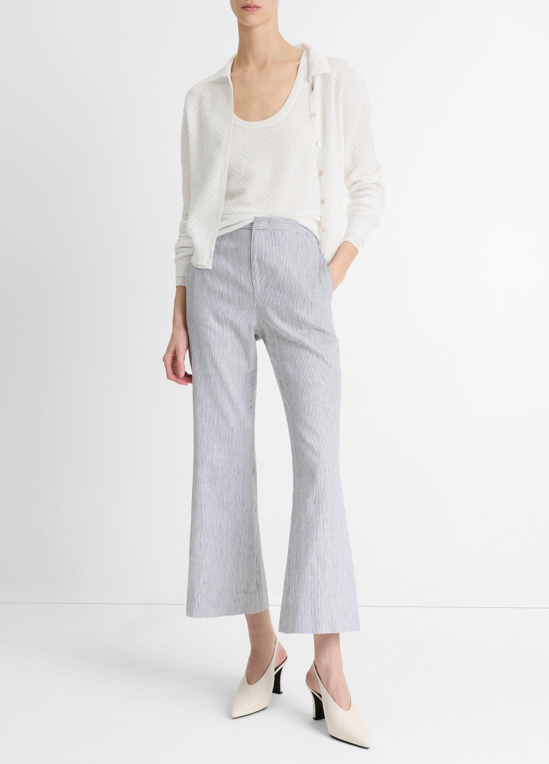 Pois ポワ double mesh Cardigan ホワイト