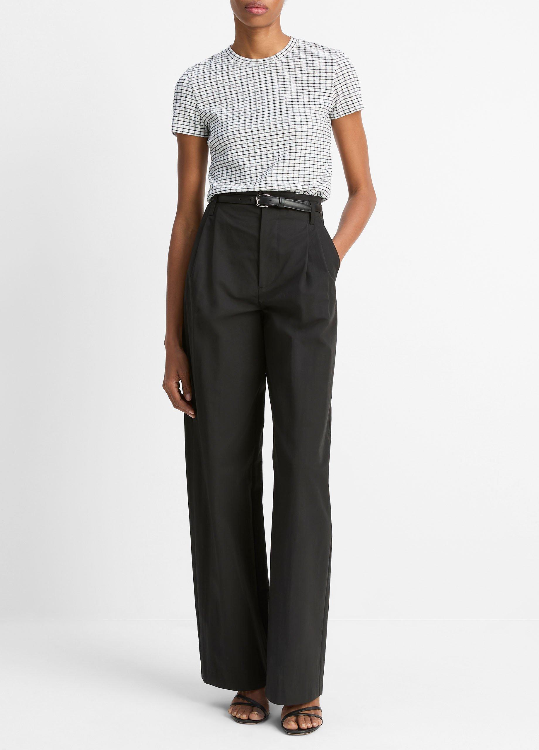 Checked Smocked T-Shirt image number 3