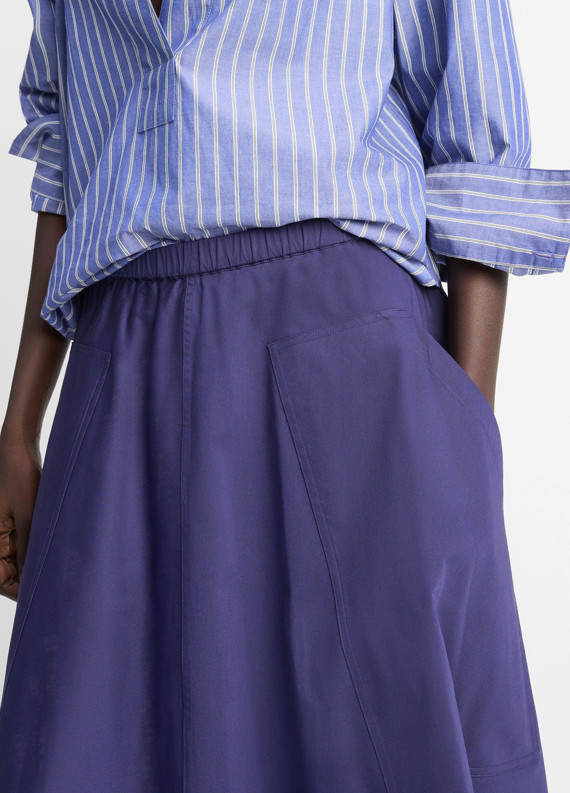 Cotton Full Skirt in Skirts | Vince