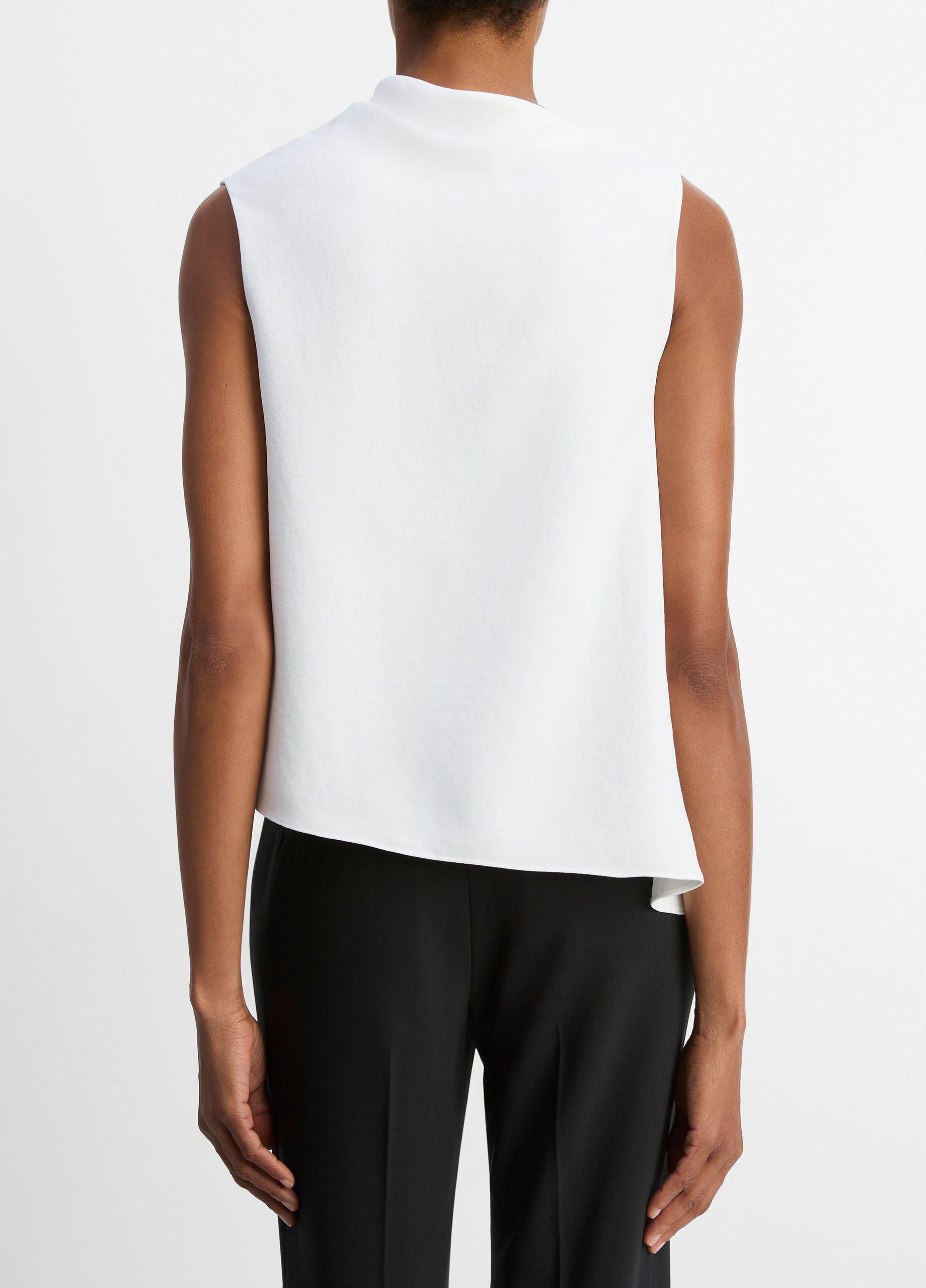 Asymmetrical Draped A-Line Top in Tank Tops | Vince