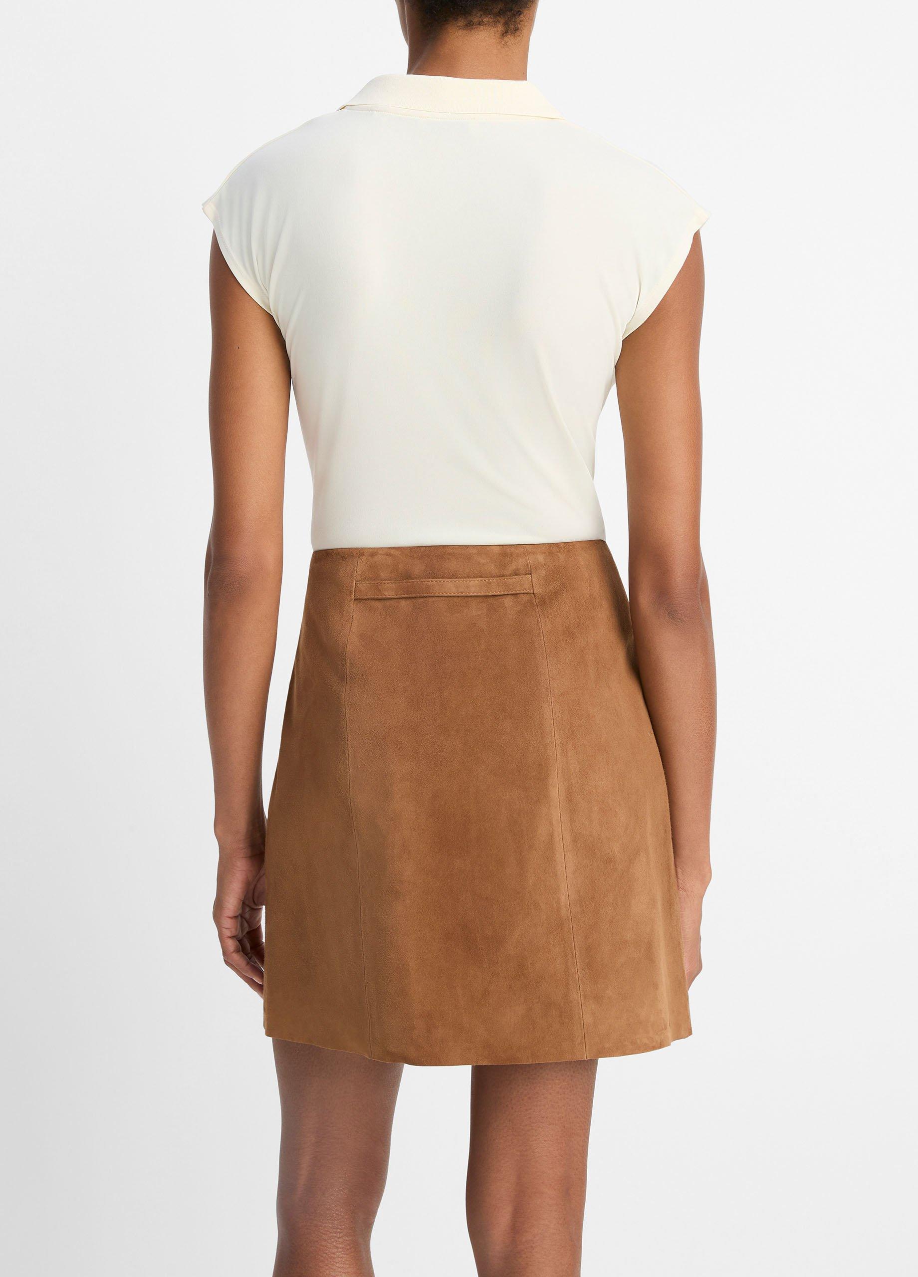 Belted Suede Skirt image number 2