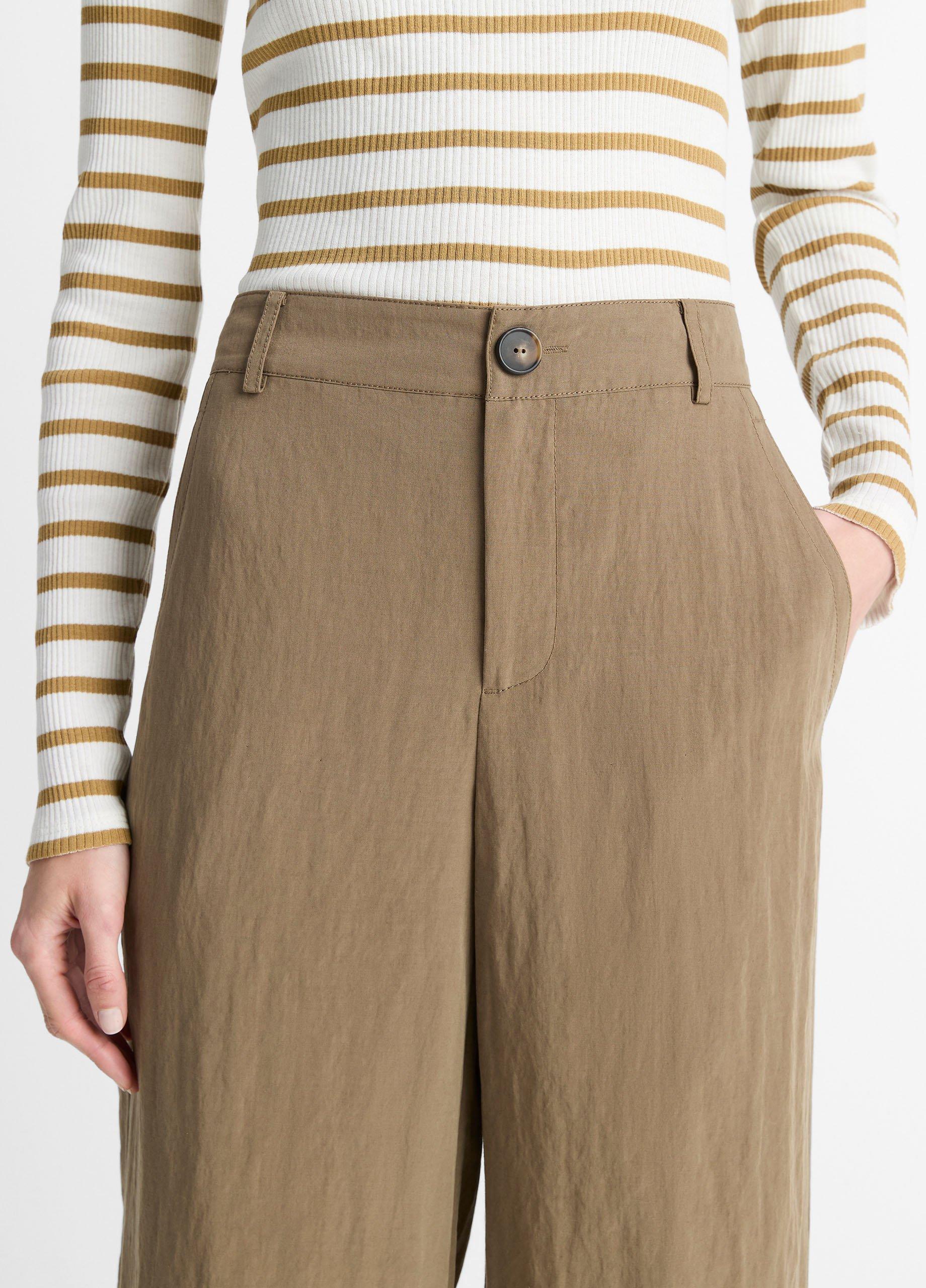 Textured Relaxed Wide-Leg Pant image number 3