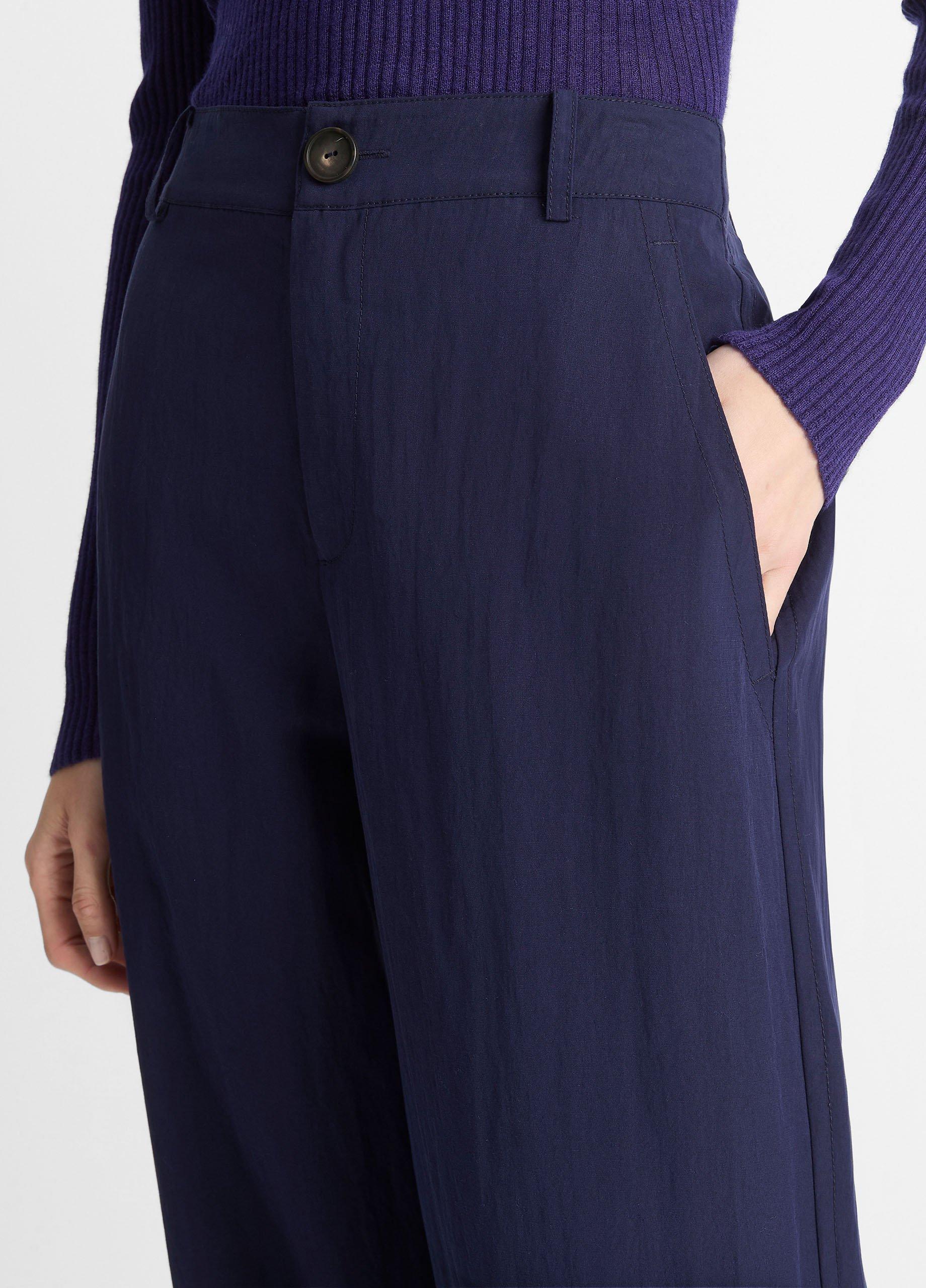 Textured Relaxed Wide-Leg Pant image number 3