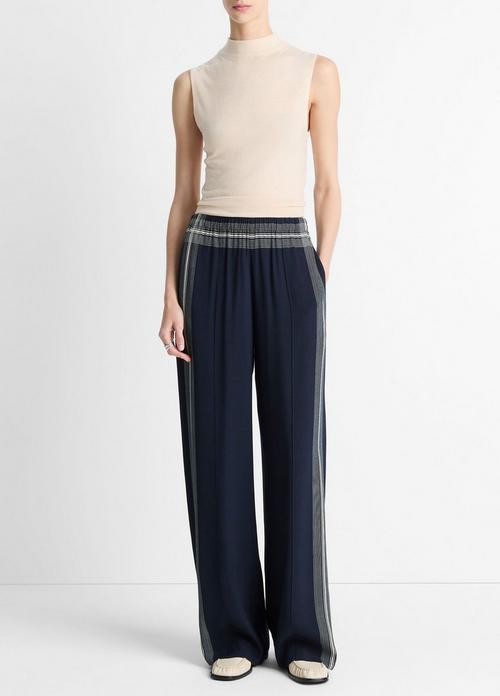 Handkerchief-Stripe Pull-On Pant