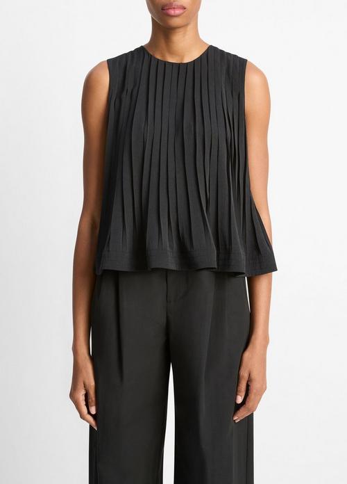 Pleated A-Line Top