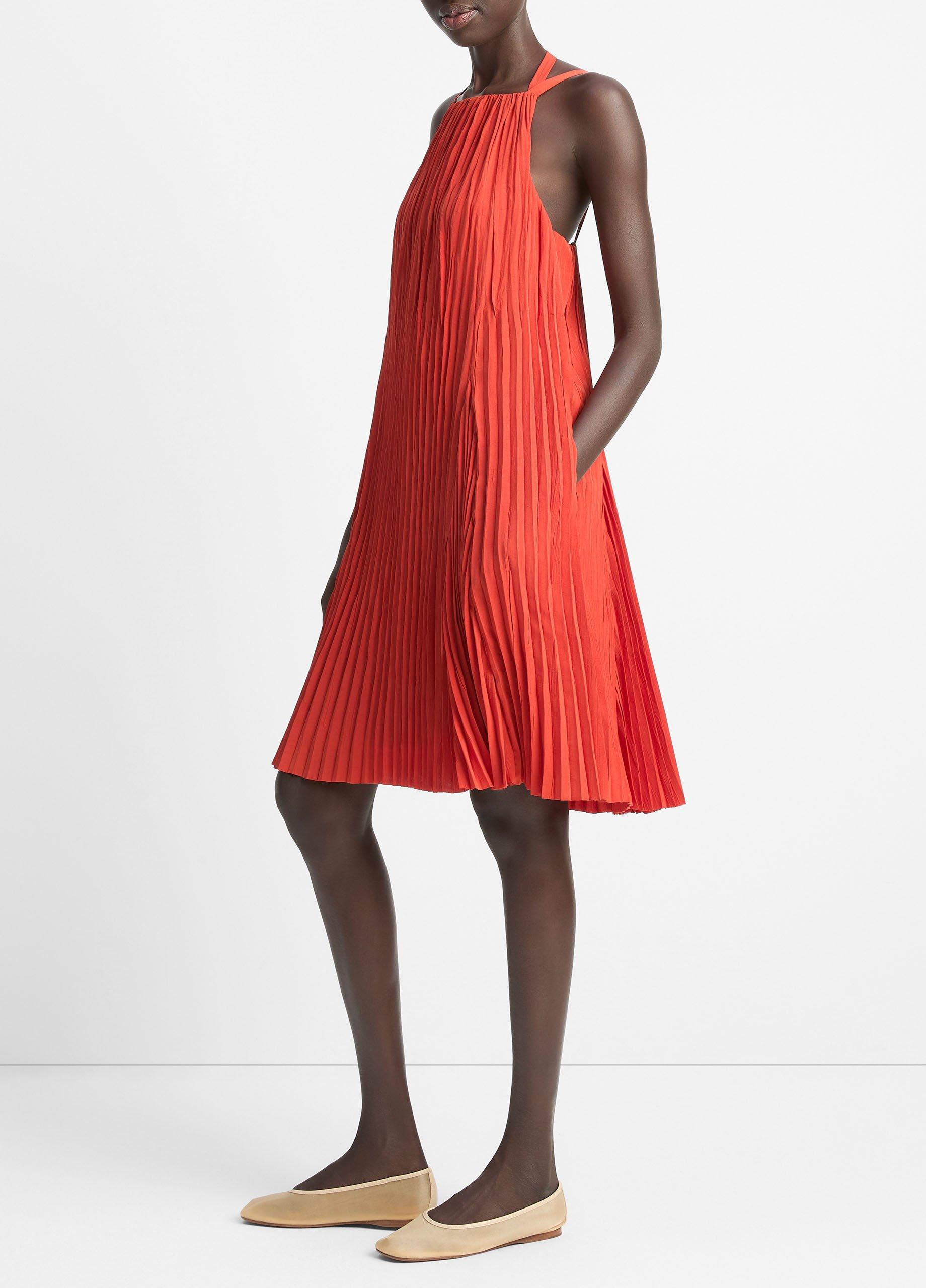 ★FRECKLE★ motive pintuck dress Pintuck-Pleated-A-Line-Dress-
