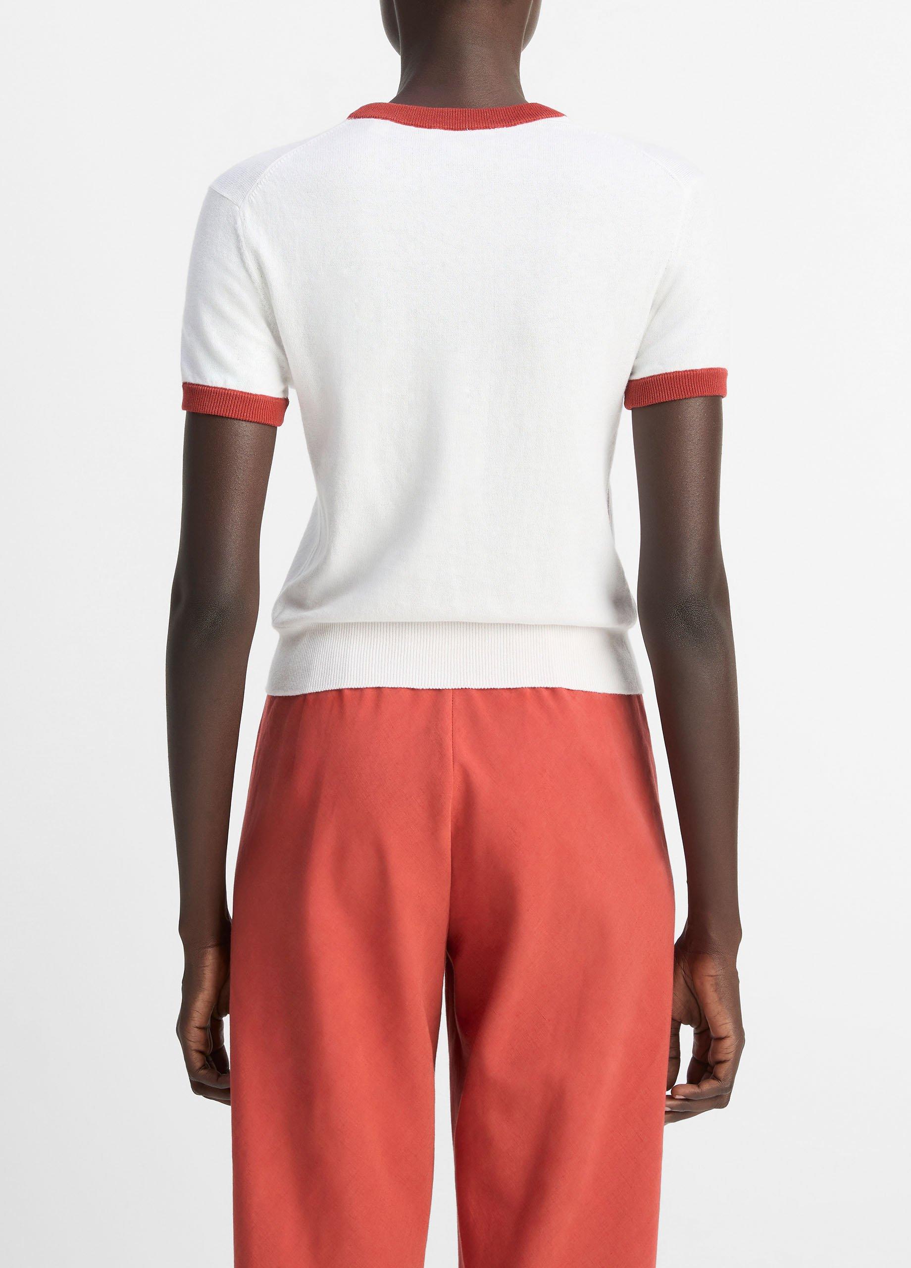 Cotton Ringer Sweater T-Shirt image number 2