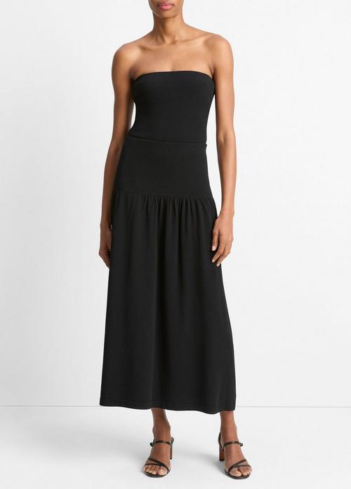 Compact Drop-Waist Skirt