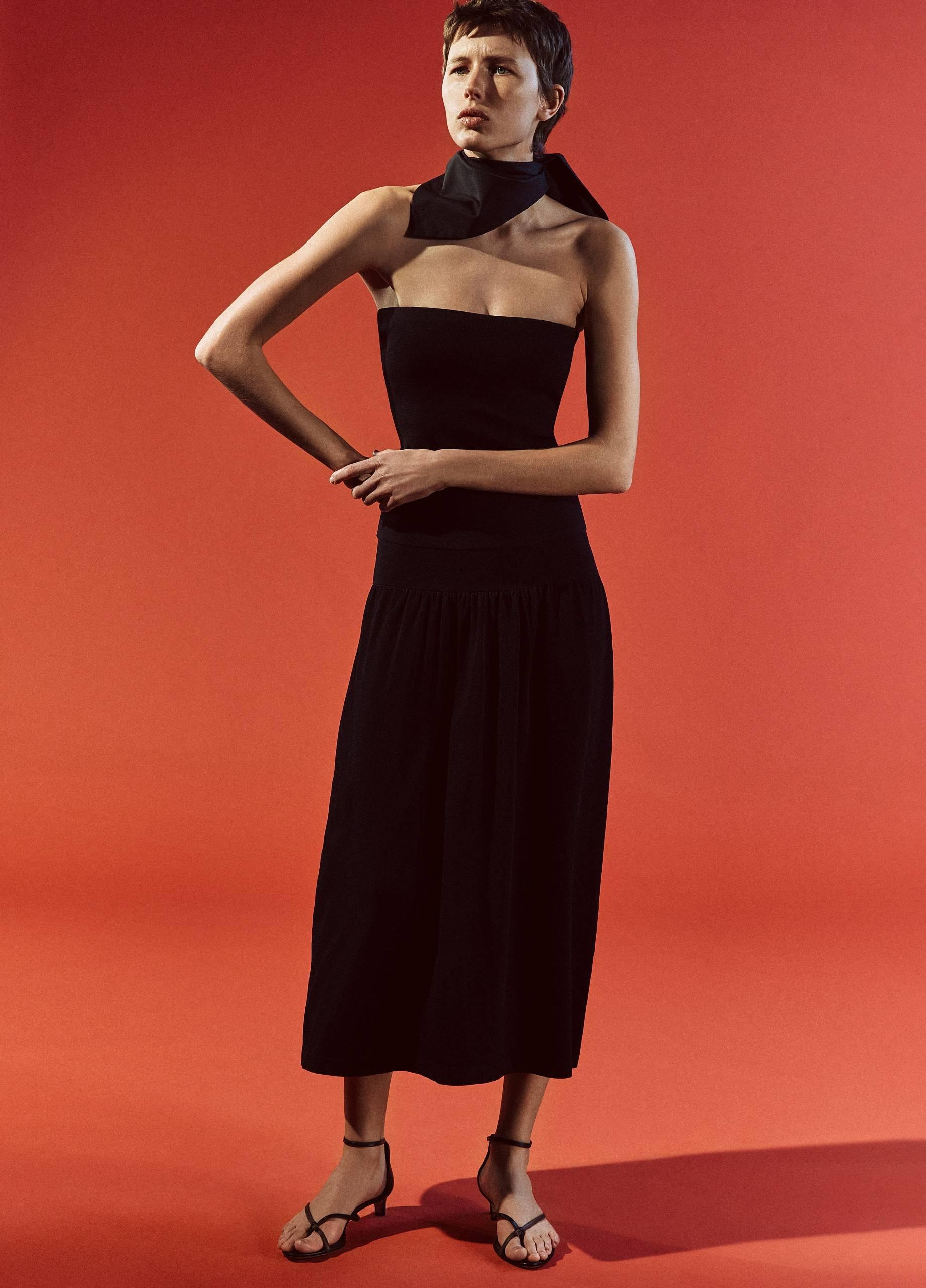 Compact Drop-Waist Skirt image number 4