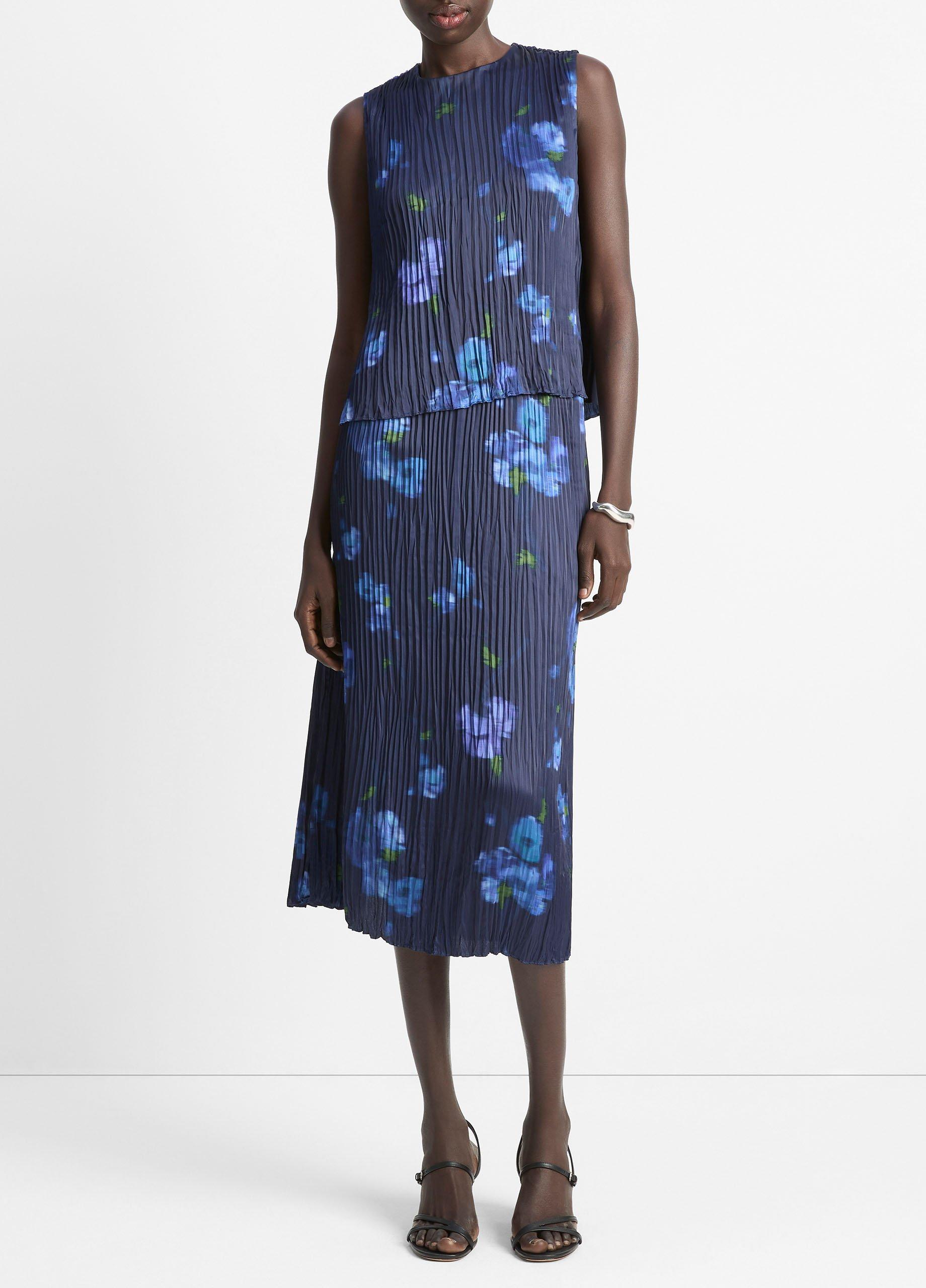 Poppy Blur Crushed Satin Shell image number 3