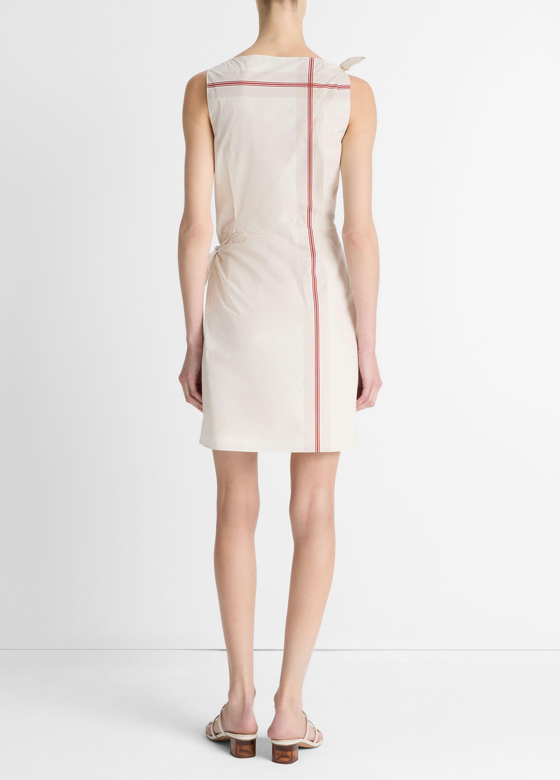 Handkerchief-Stripe Wrap Dress image number 2