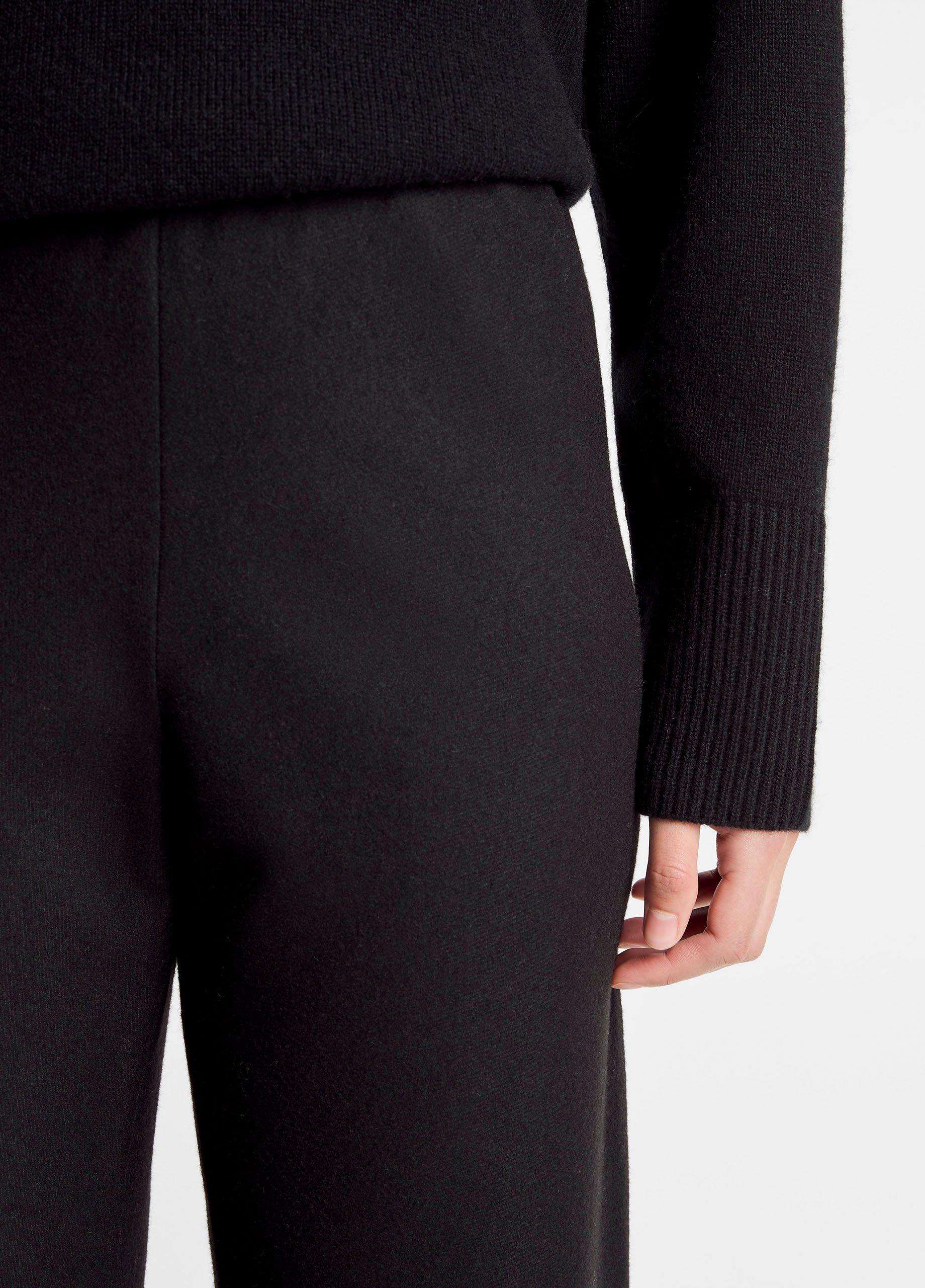 Italian Wool-Blend High-Waist Bias Pant in Trousers | Vince