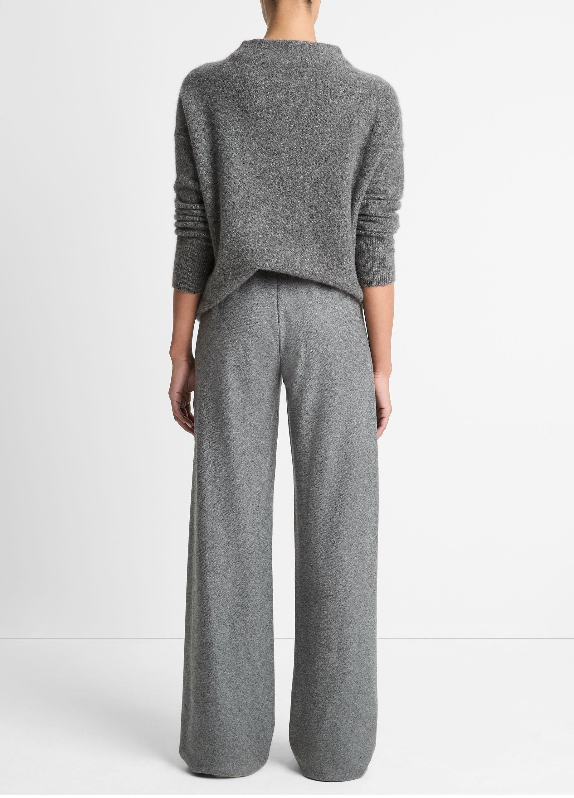 Italian Wool-Blend High-Waist Bias Pant image number 2