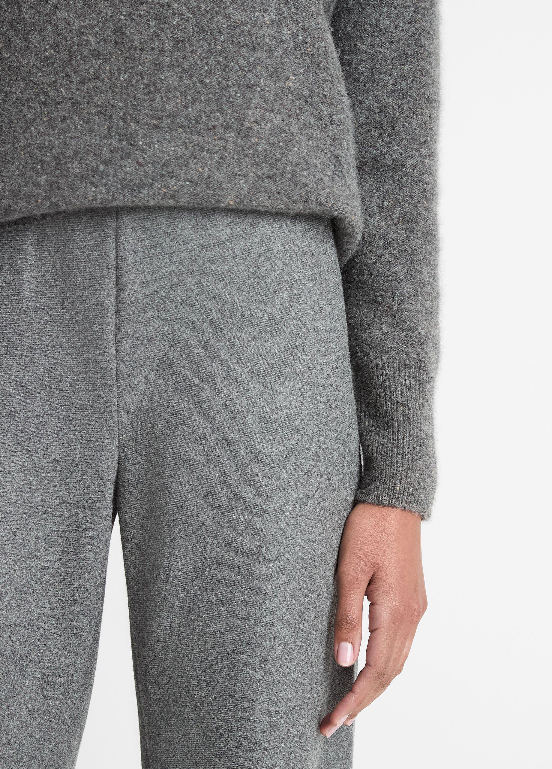 Italian Wool-Blend High-Waist Bias Pant image number 3