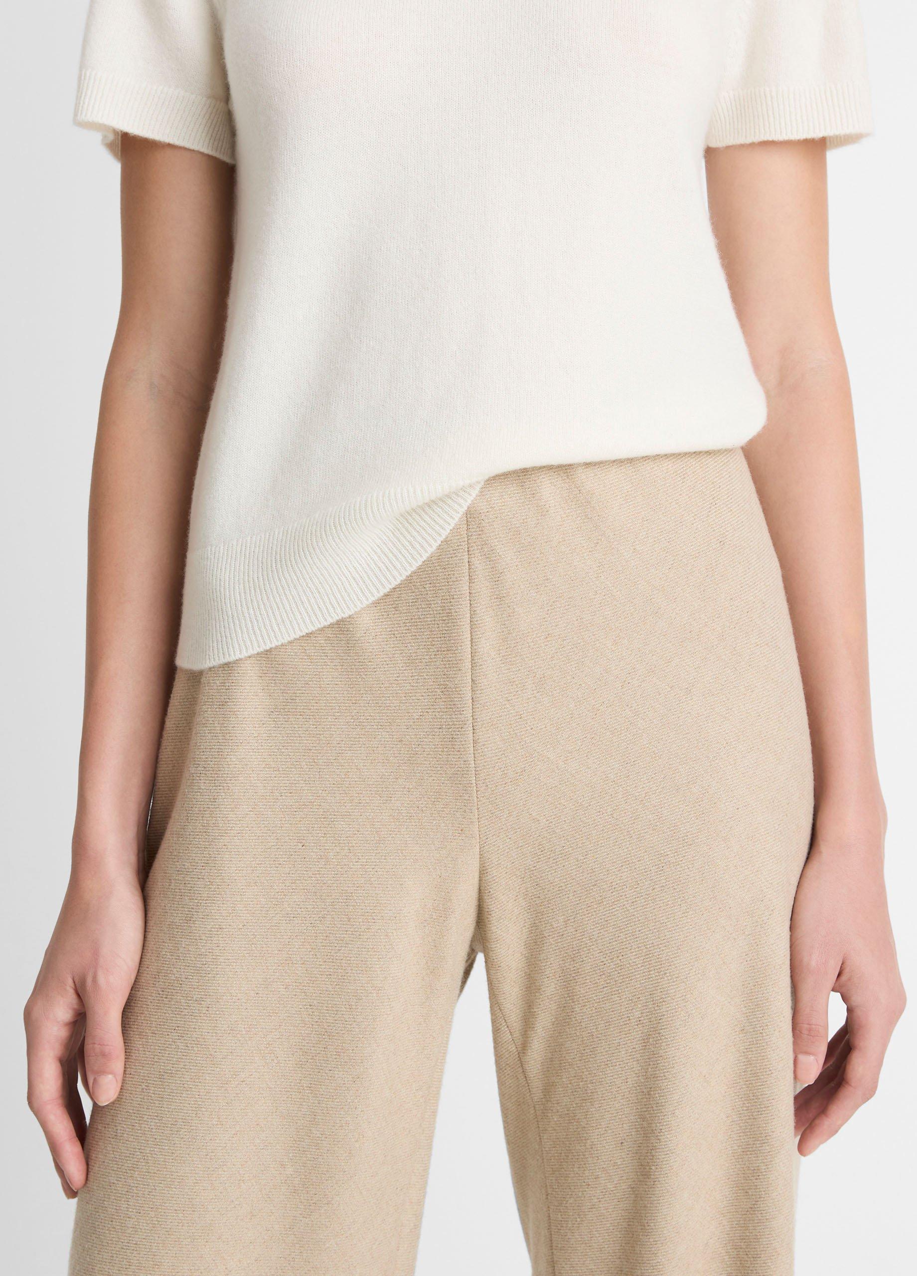 Italian Wool-Blend High-Waist Bias Pant image number 3