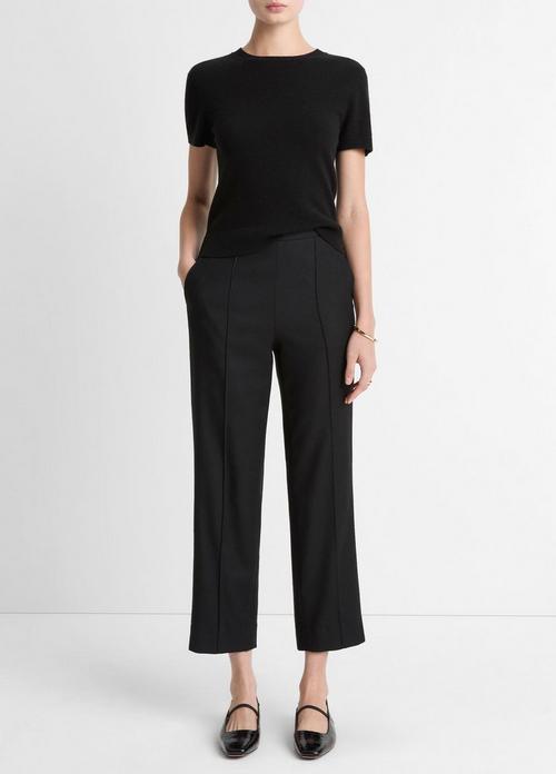 Italian Wool-Blend Easy Pull-On Pant