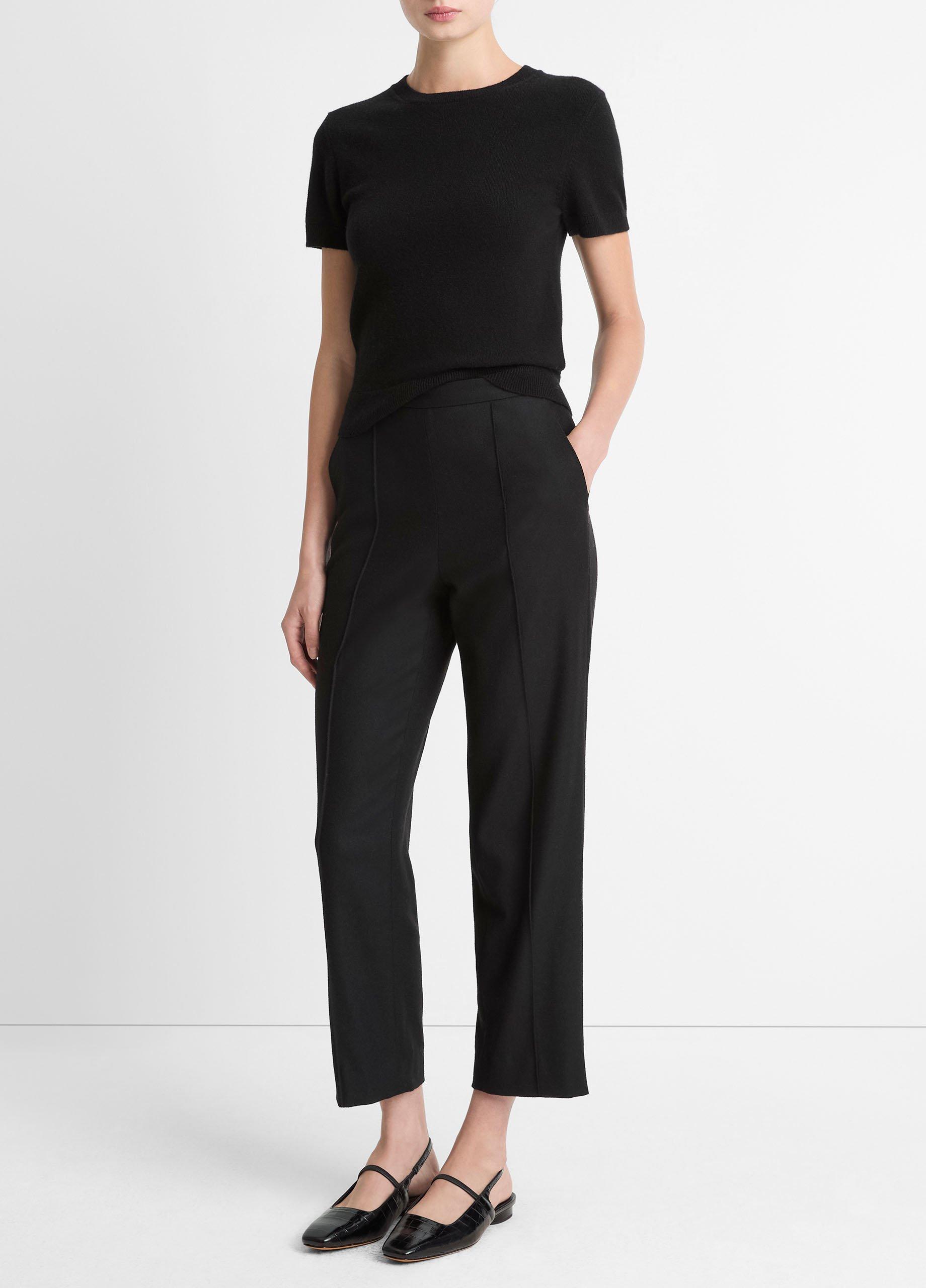 Italian Wool-Blend Easy Pull-On Pant image number 1