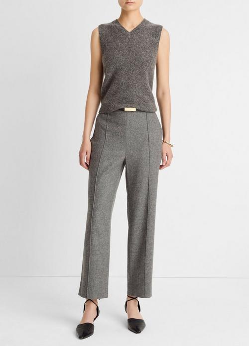 Italian Wool-Blend Easy Pull-On Pant
