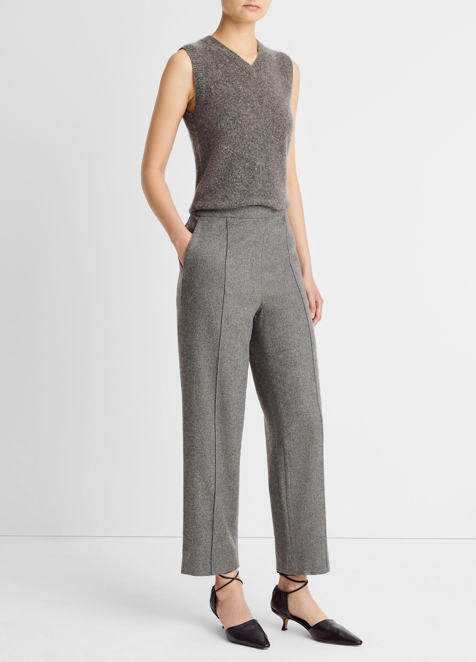 Italian Wool-Blend Easy Pull-On Pant image number 1