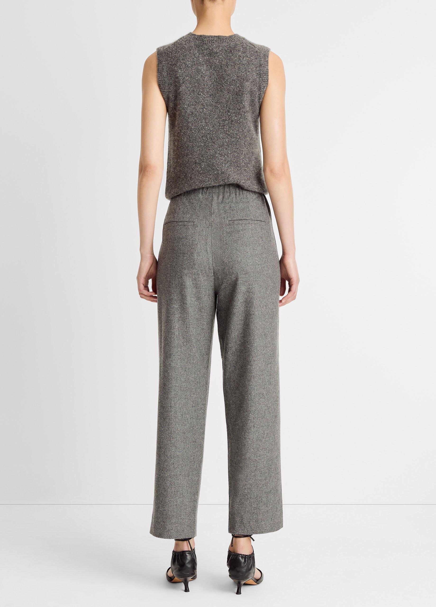 Italian Wool-Blend Easy Pull-On Pant image number 2