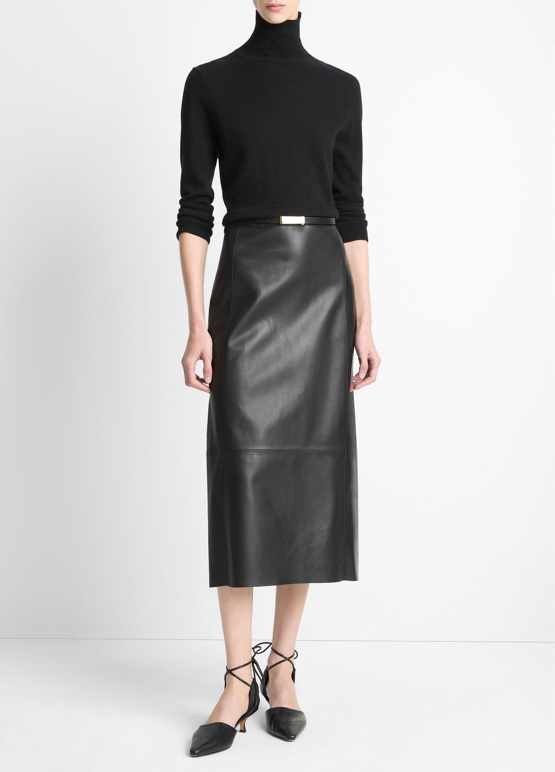 Leather Straight Skirt image number 0