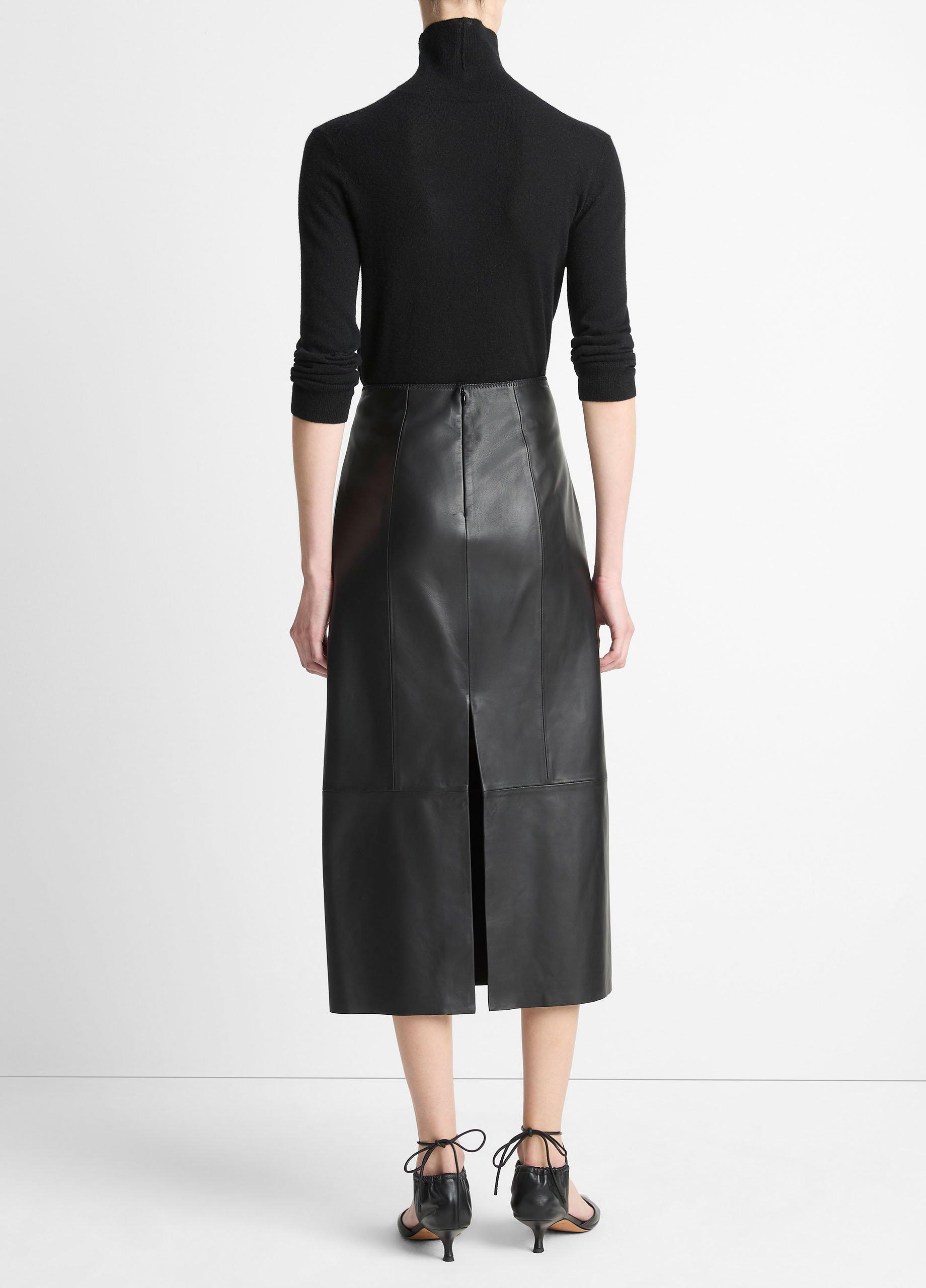 Leather Straight Skirt image number 2